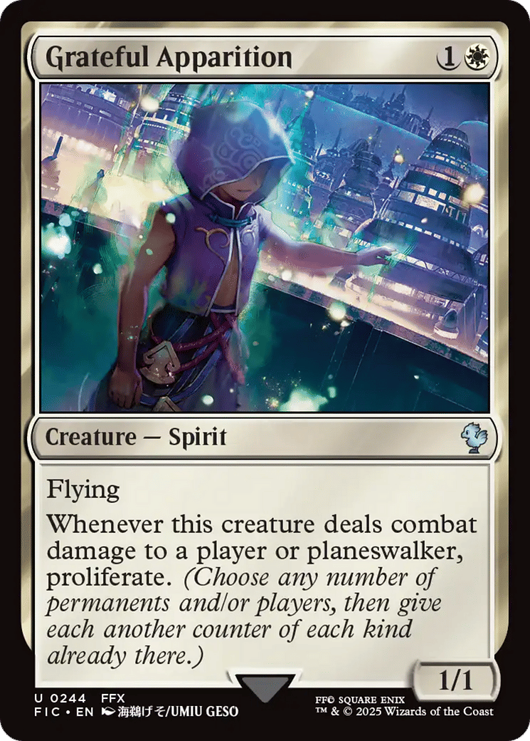 Grateful Apparition — Final Fantasy Commander — Magic: The Gathering