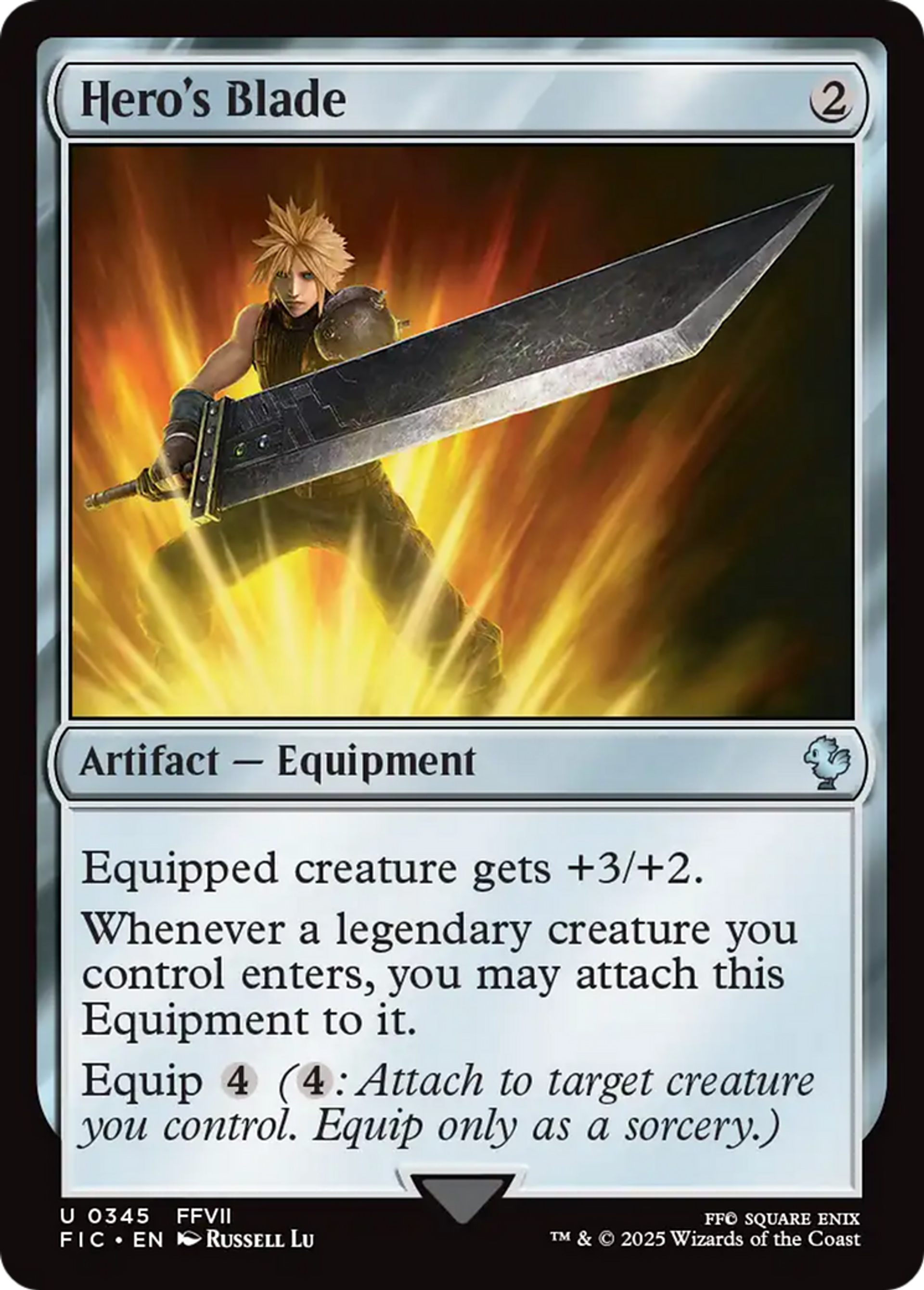 Hero's Blade — Final Fantasy Commander — Magic: The Gathering