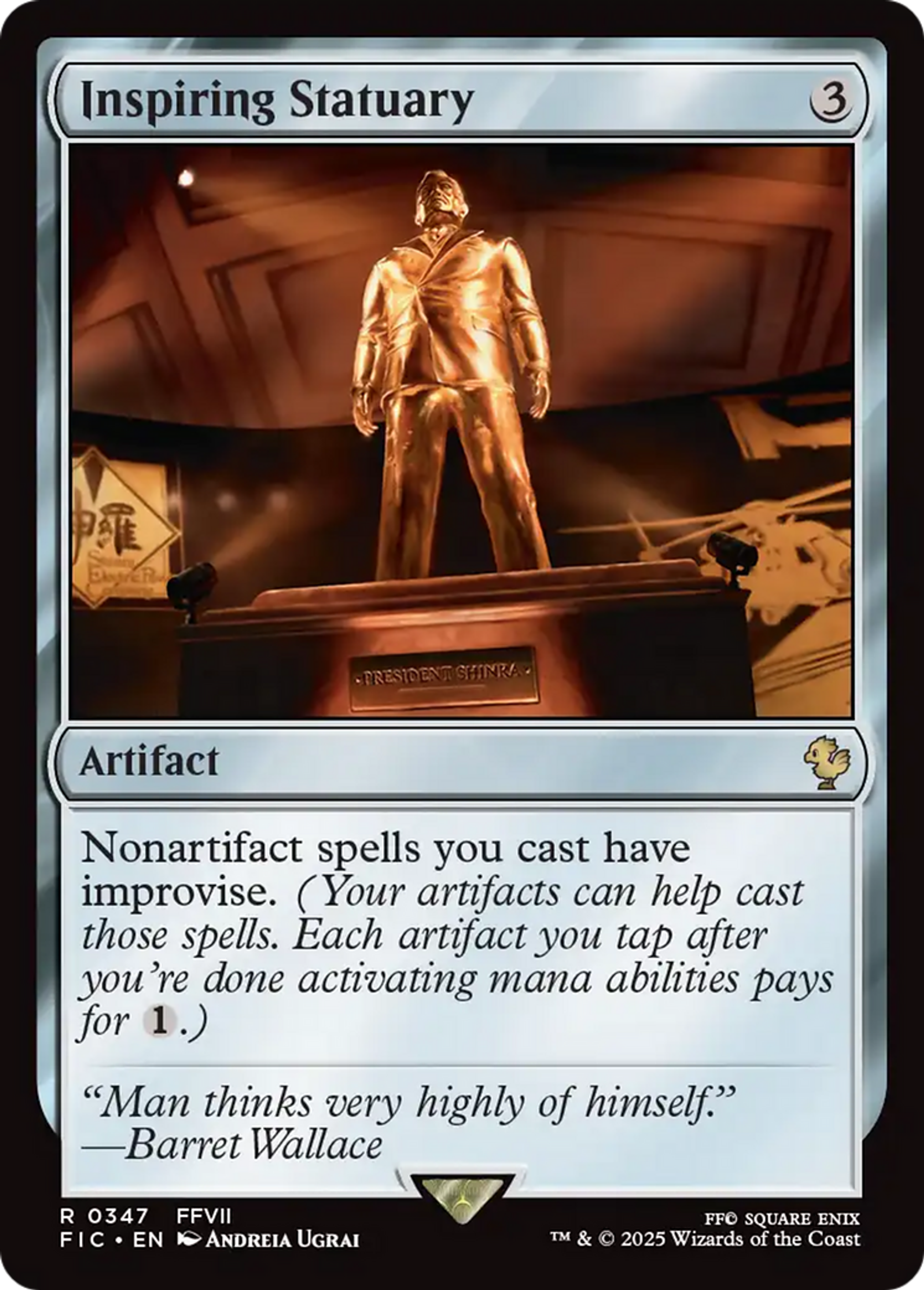 Statuaire inspiratrice — Final Fantasy Commander — Magic: The Gathering