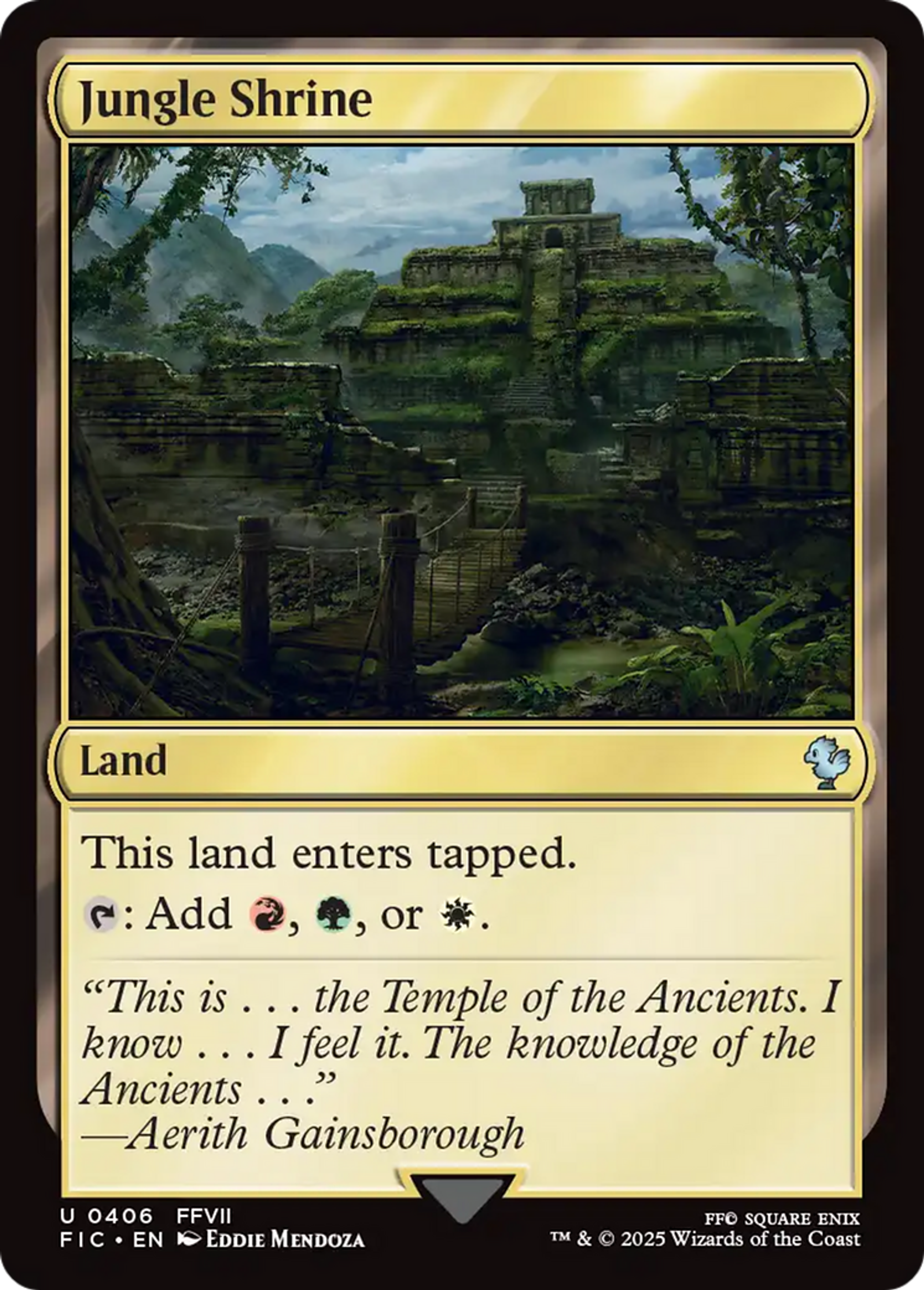 Jungle Shrine — Final Fantasy Commander — Magic: The Gathering