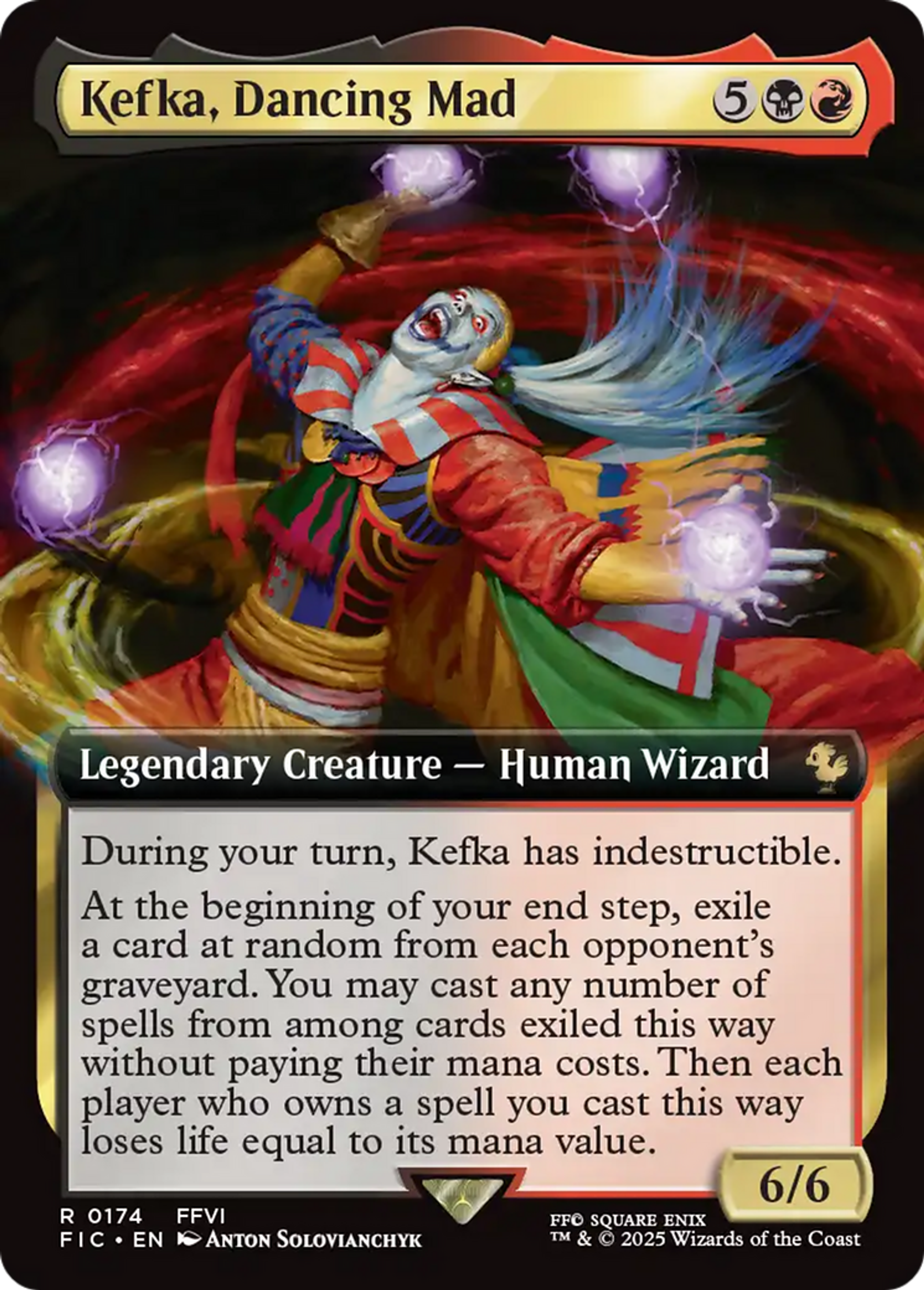 Kefka, chantre du chaos — Final Fantasy Commander — Magic: The Gathering