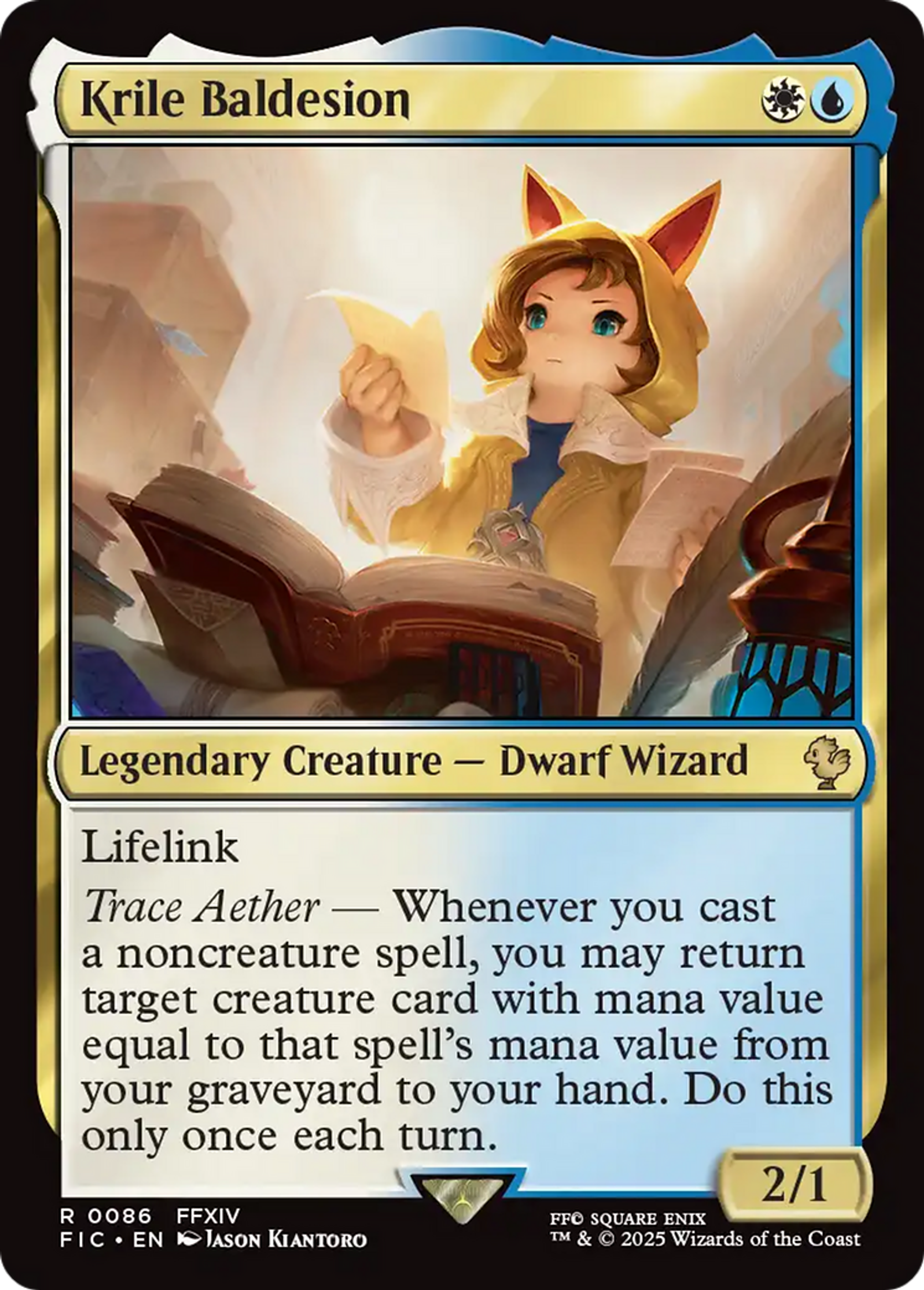 Krile Baldesion — Final Fantasy Commander — Magic: The Gathering