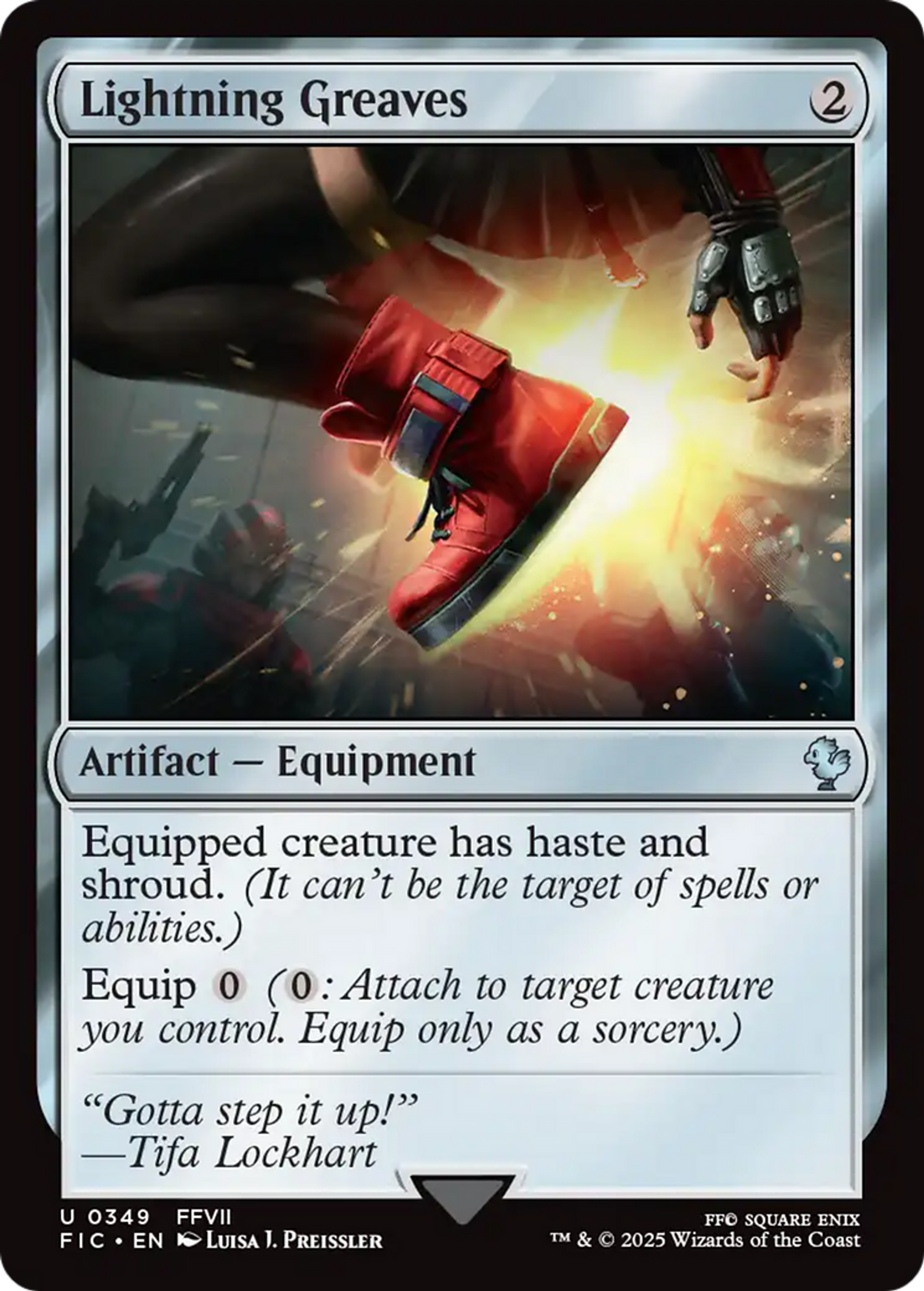 Jambières d'éclair — Final Fantasy Commander — Magic: The Gathering