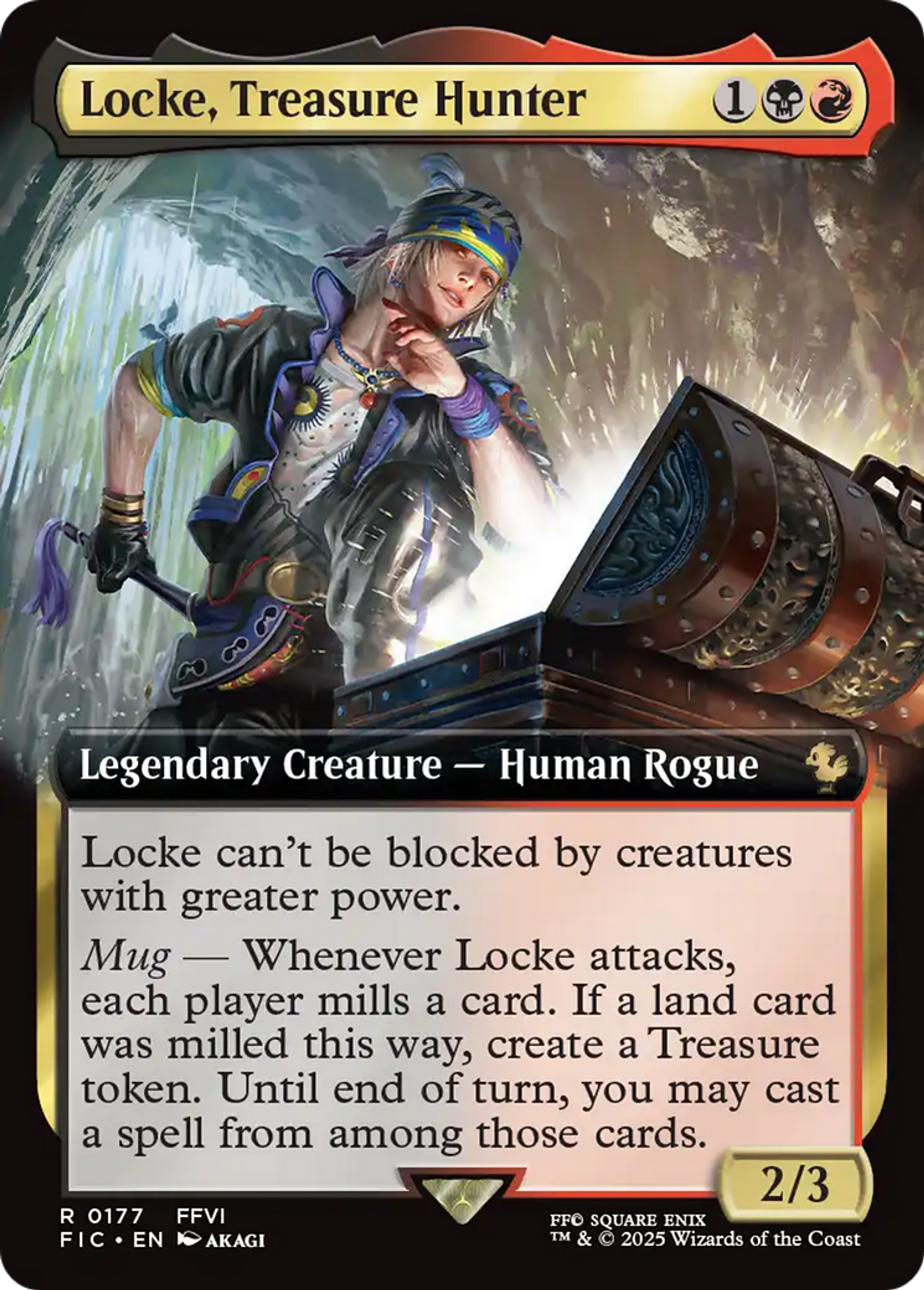 Locke, Treasure Hunter — Final Fantasy Commander — Magic: The Gathering