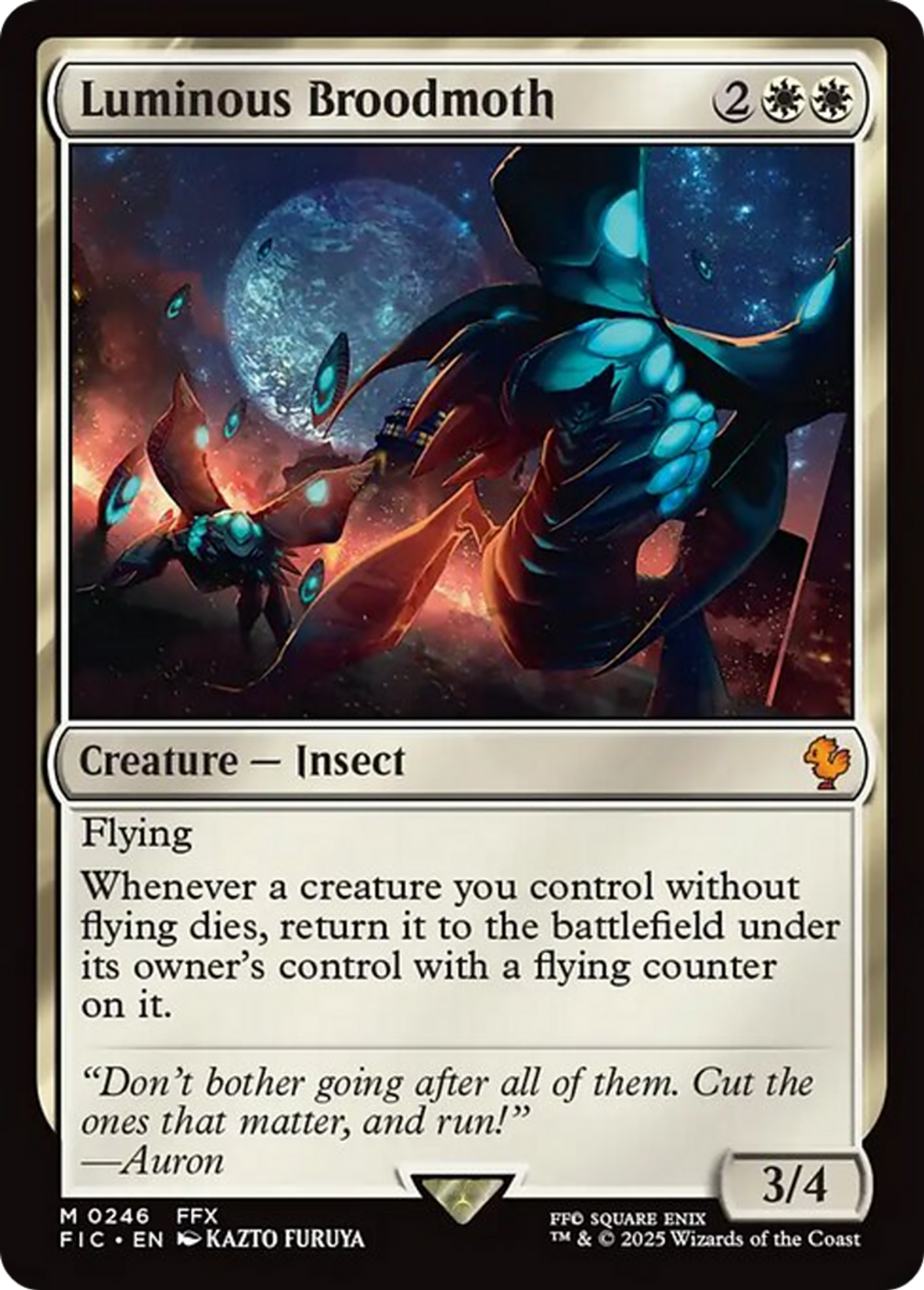 Luminous Broodmoth — Final Fantasy Commander — Magic: The Gathering