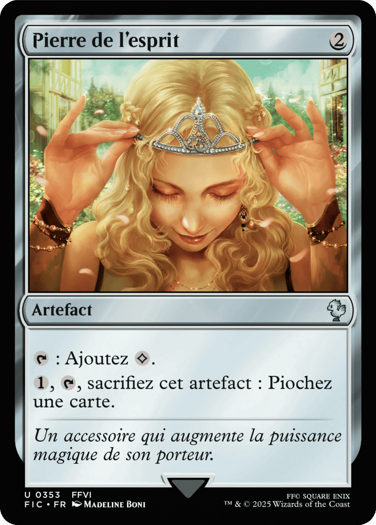 Pierre de l'esprit — Final Fantasy Commander — Magic: The Gathering
