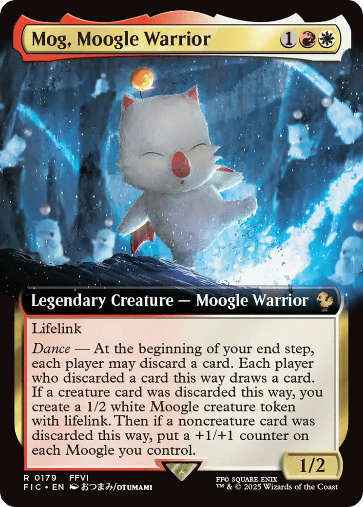 Mog, Moogle Warrior from Final Fantasy Commander - Magic: The Gathering
