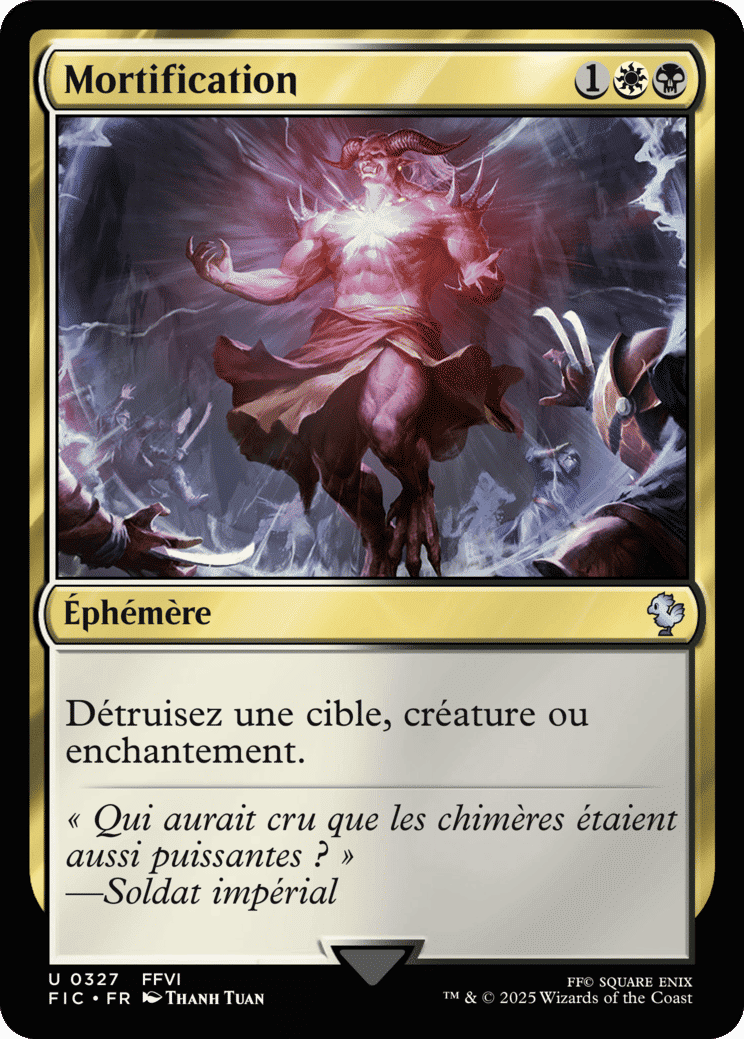 Mortification — Final Fantasy Commander — Magic: The Gathering
