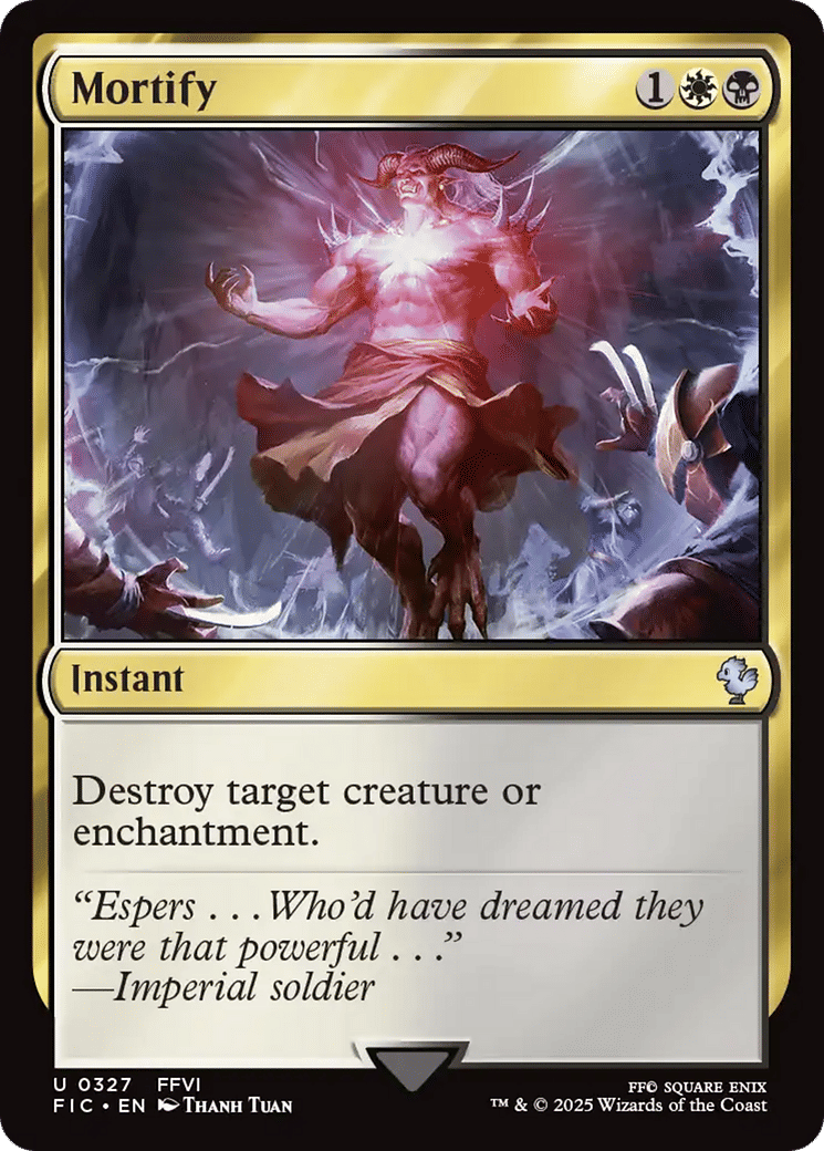 Mortify — Final Fantasy Commander — Magic: The Gathering