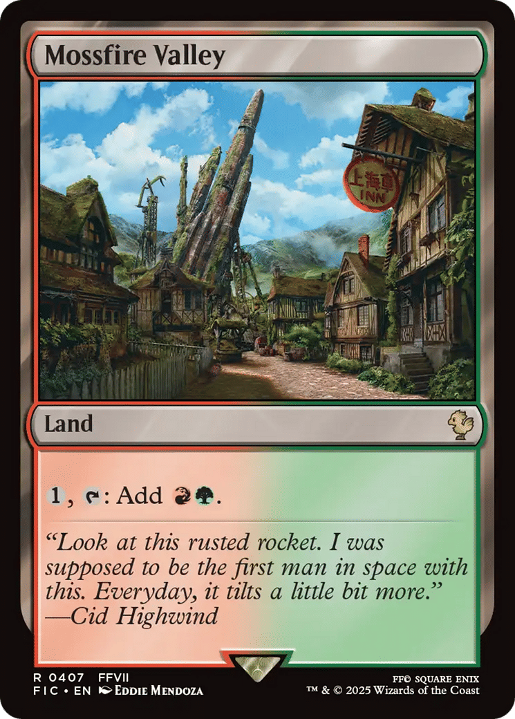 Mossfire Valley — Final Fantasy Commander — Magic: The Gathering