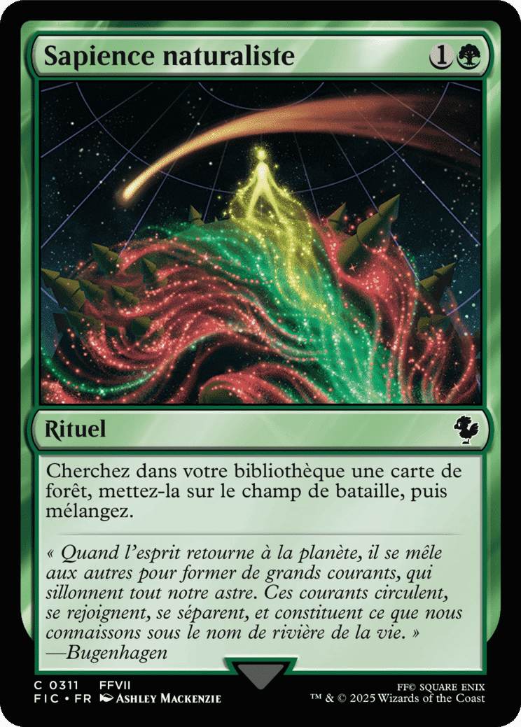Sapience naturaliste — Final Fantasy Commander — Magic: The Gathering