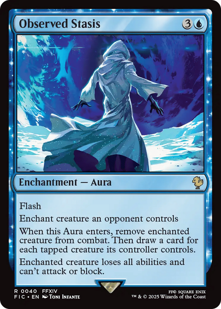 Observed Stasis — Final Fantasy Commander — Magic: The Gathering