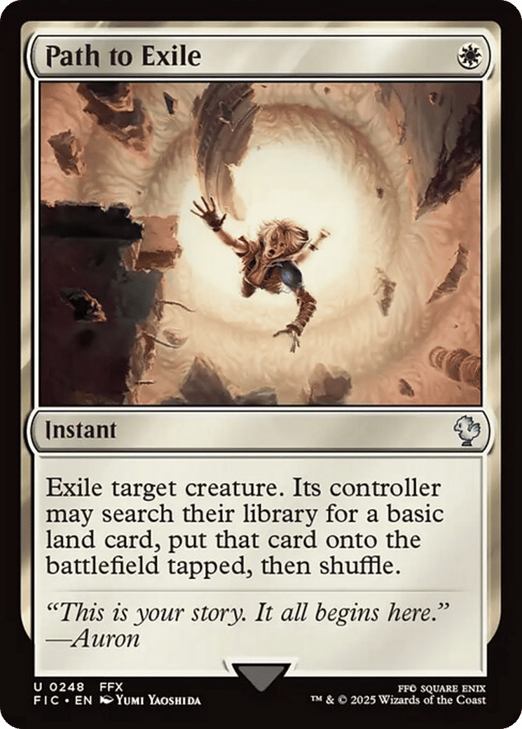 Path to Exile — Final Fantasy Commander — Magic: The Gathering