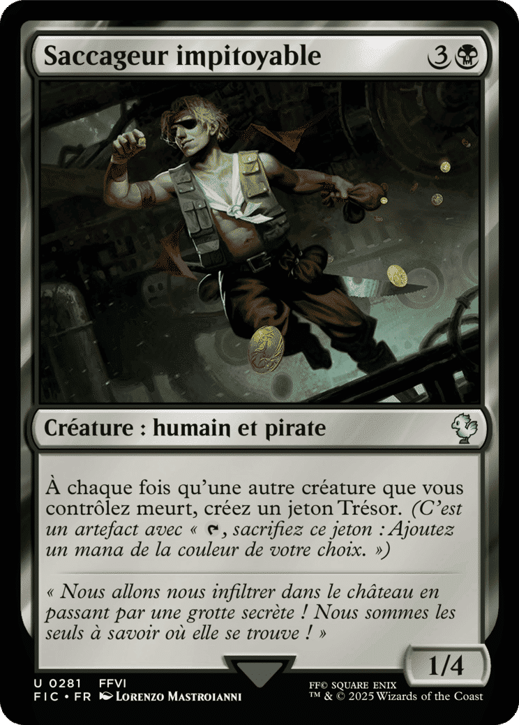 Saccageur impitoyable — Final Fantasy Commander — Magic: The Gathering