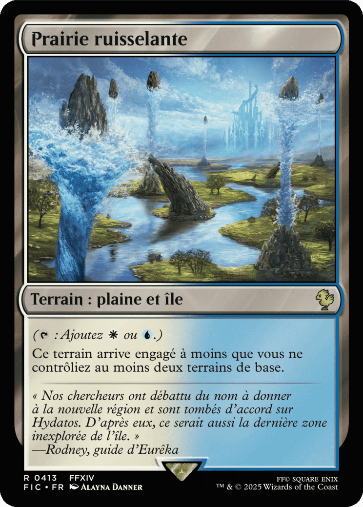 Prairie ruisselante — Final Fantasy Commander — Magic: The Gathering