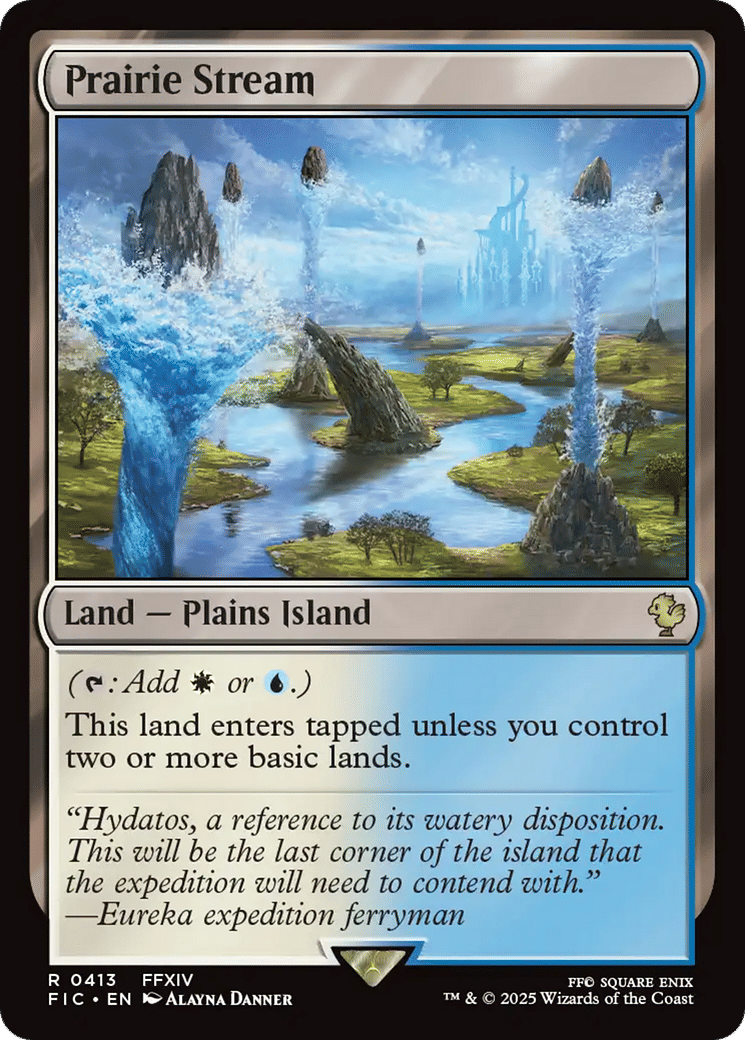 Prairie Stream — Final Fantasy Commander — Magic: The Gathering
