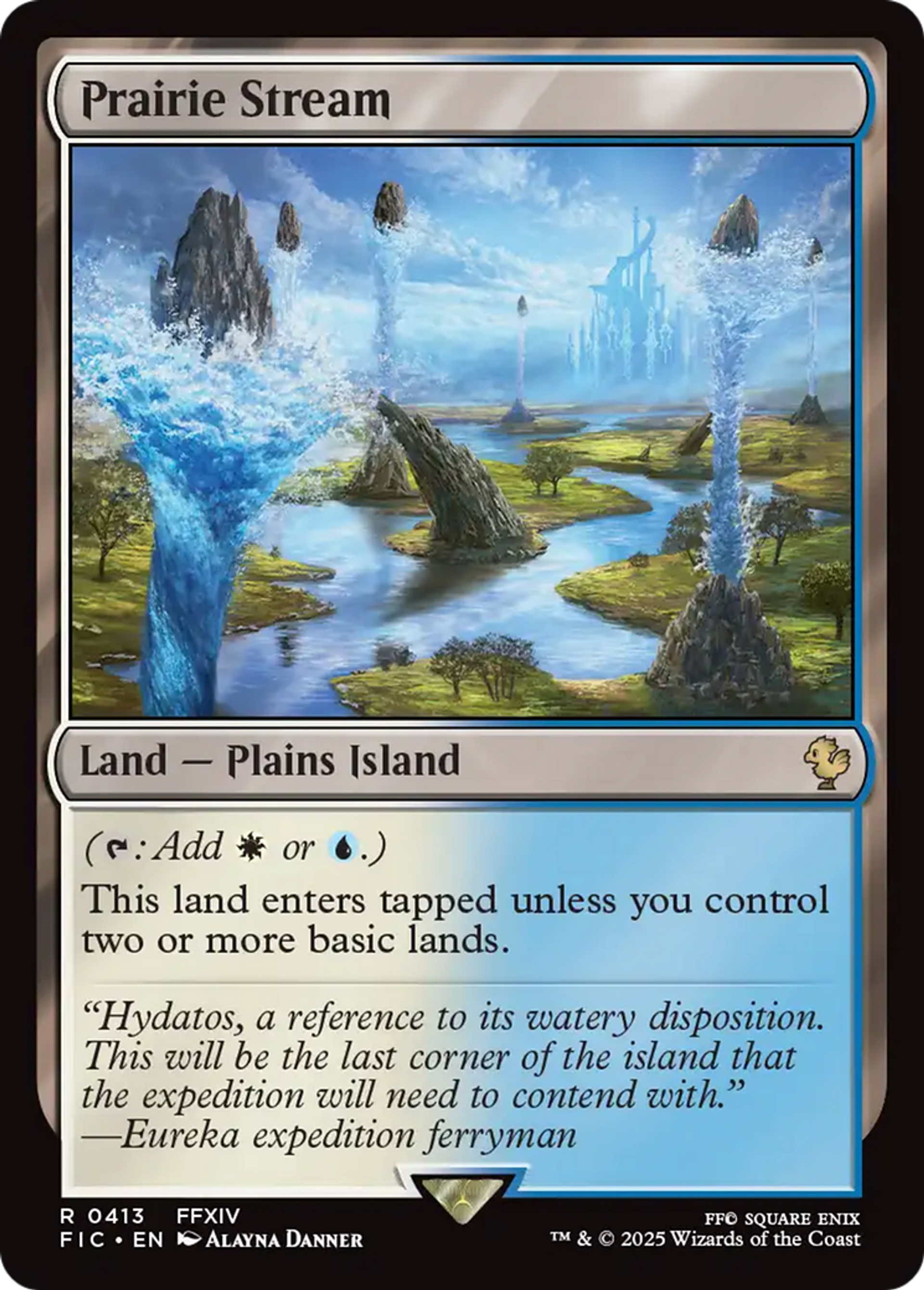 Prairie ruisselante — Final Fantasy Commander — Magic: The Gathering