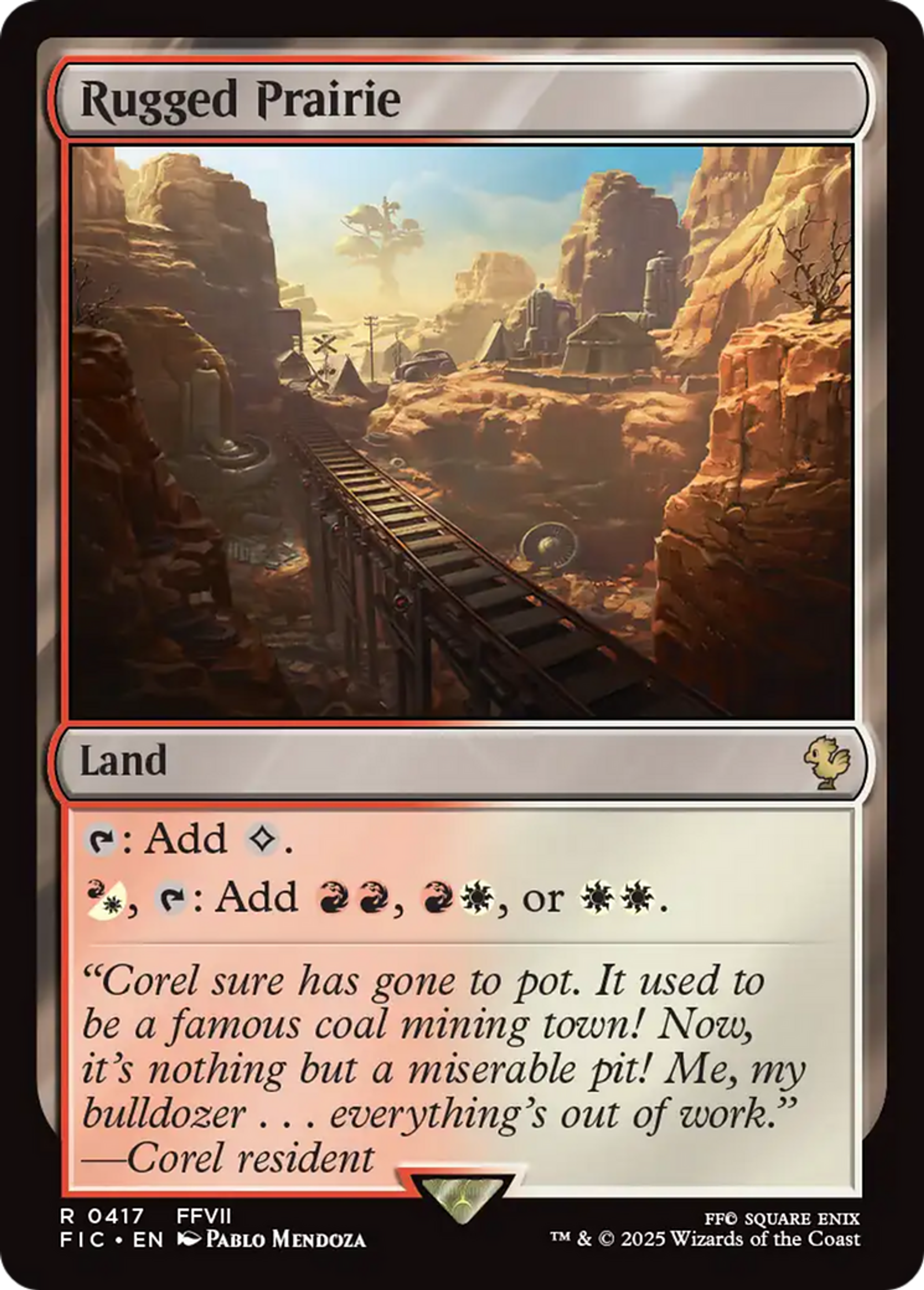 Rugged Prairie — Final Fantasy Commander — Magic: The Gathering