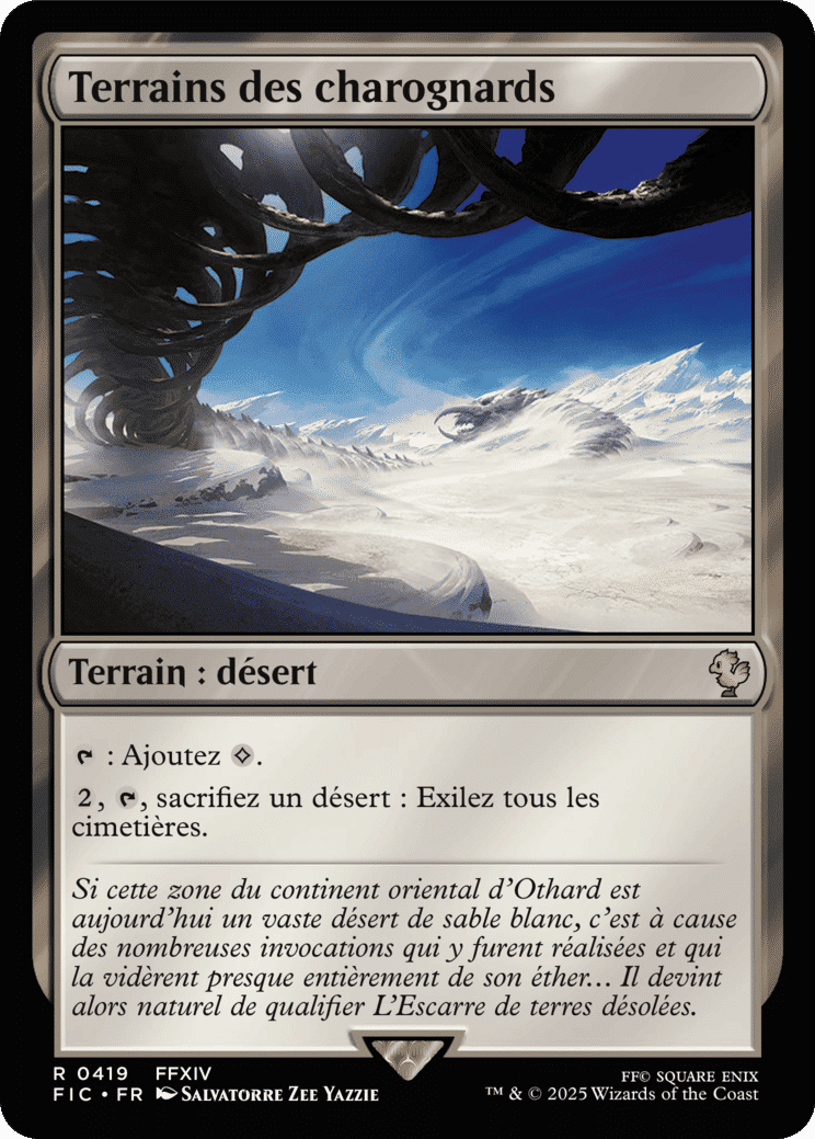 Terrains des charognards — Final Fantasy Commander — Magic: The Gathering