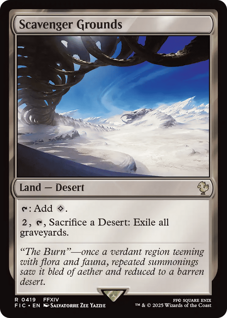 Scavenger Grounds — Final Fantasy Commander — Magic: The Gathering