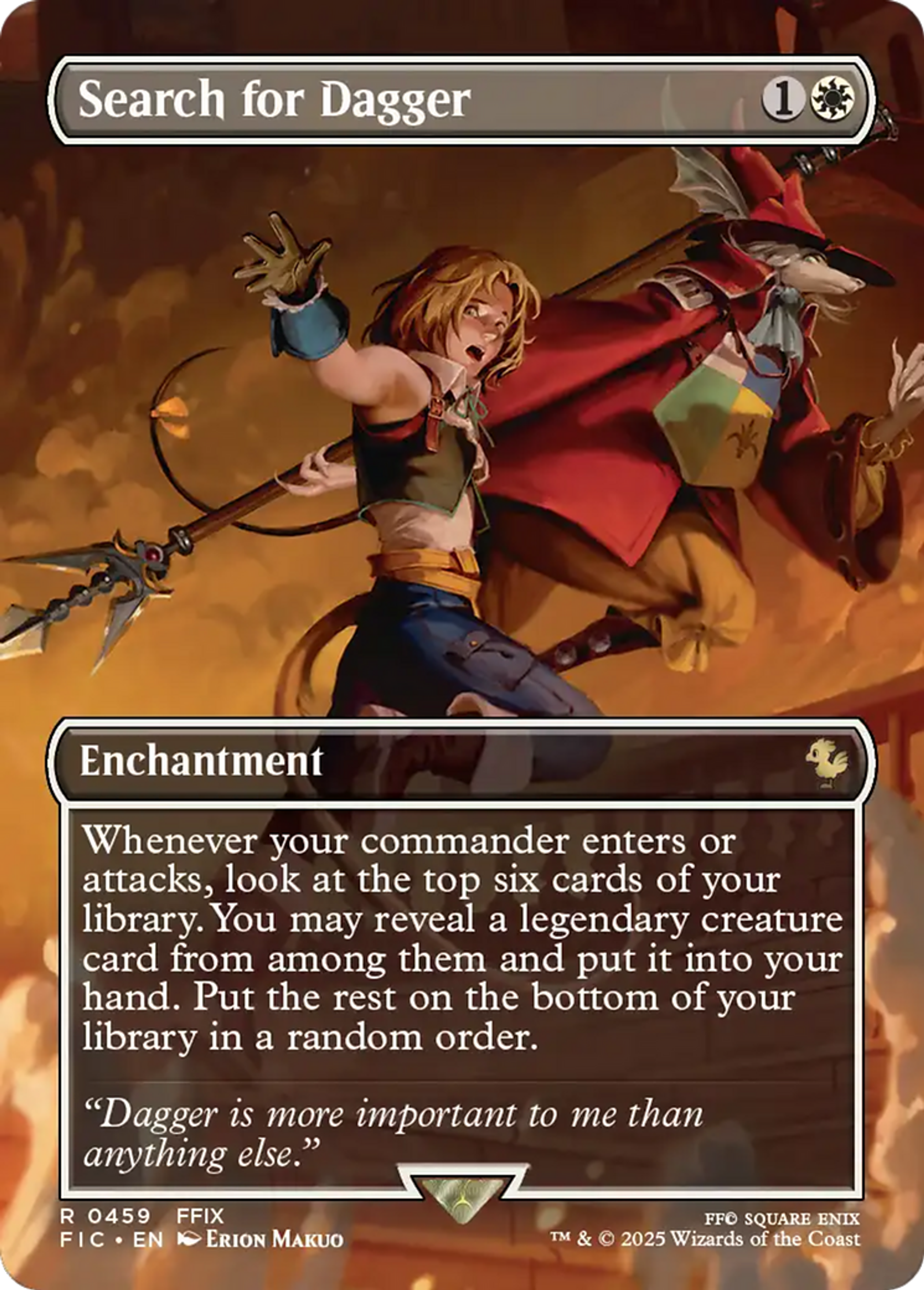 Search for Dagger — Final Fantasy Commander — Magic: The Gathering