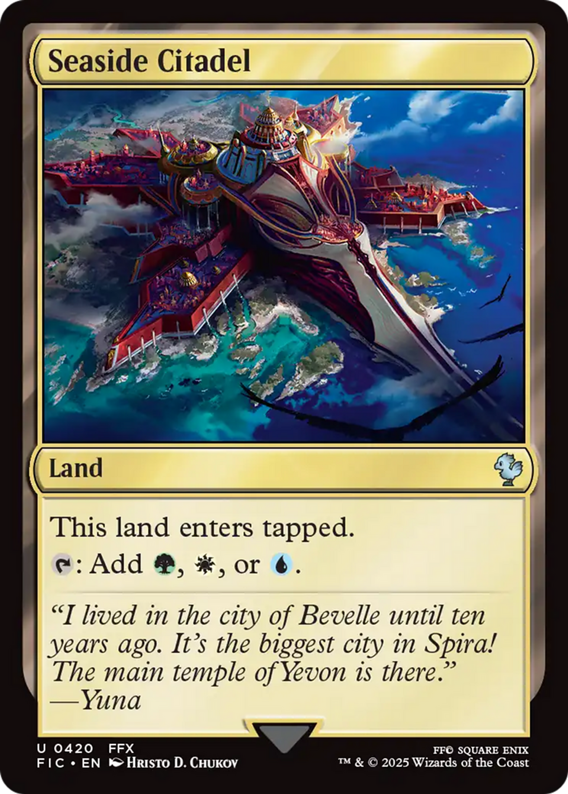 Seaside Citadel — Final Fantasy Commander — Magic: The Gathering