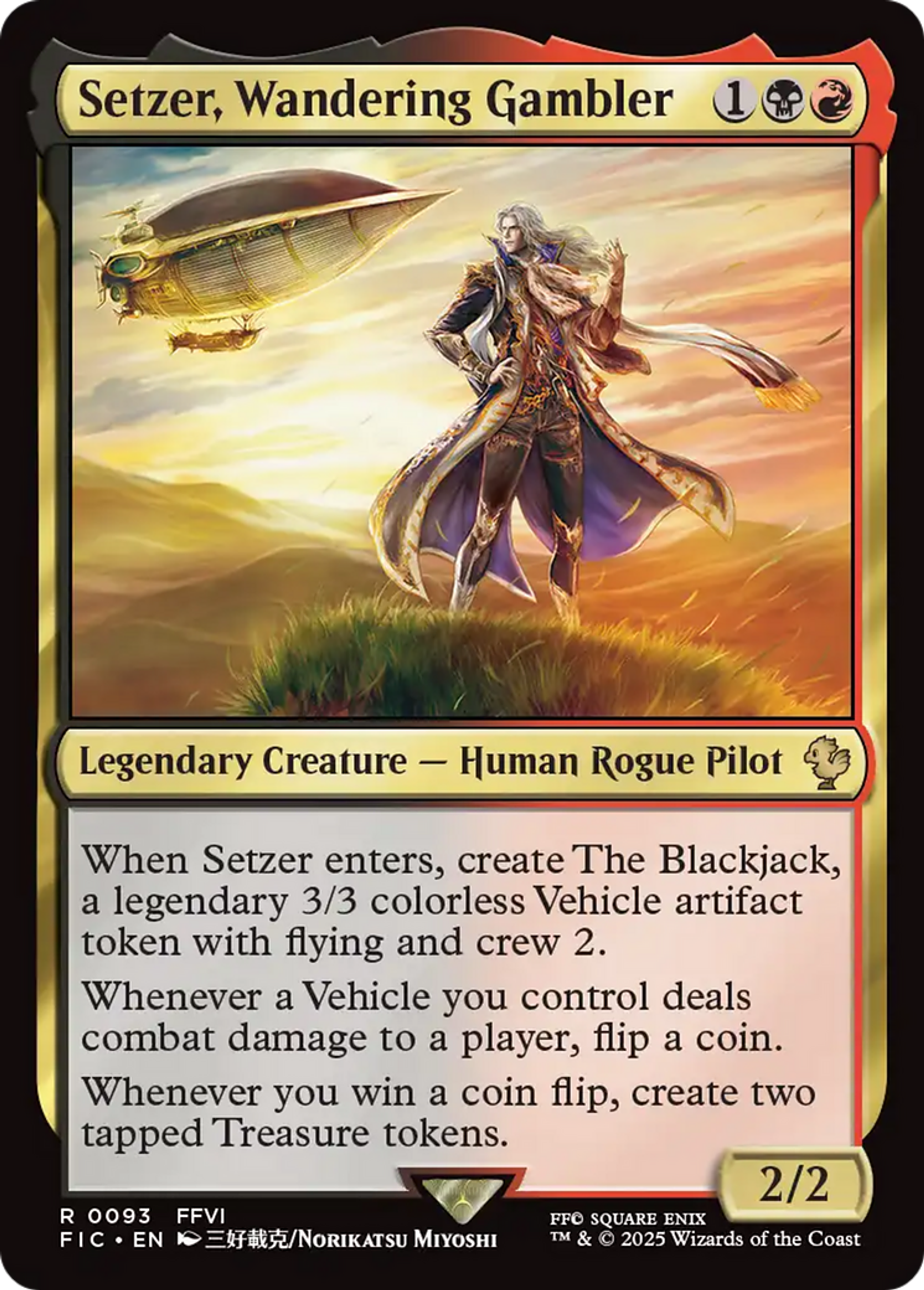 Setzer, Wandering Gambler — Final Fantasy Commander — Magic: The Gathering