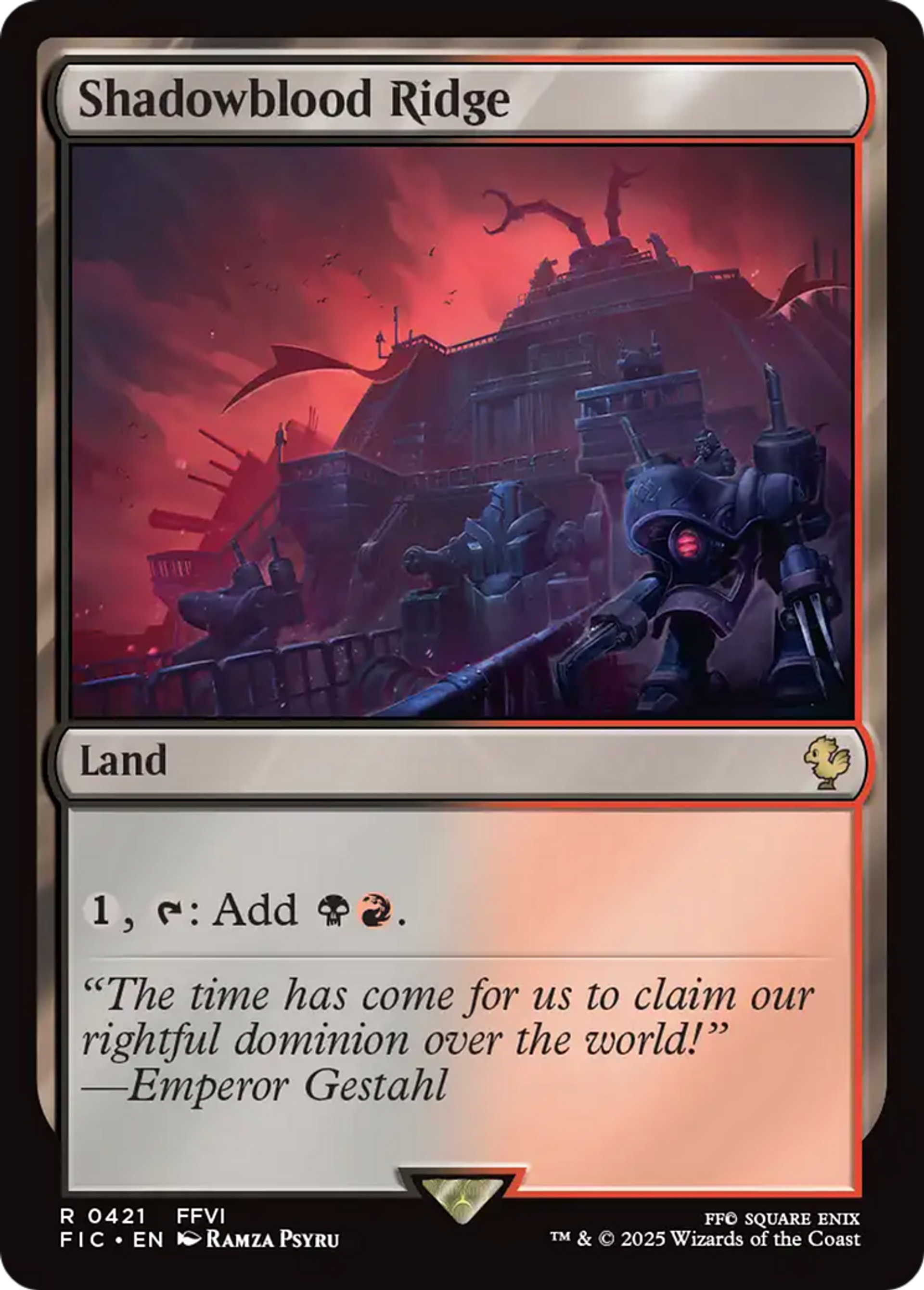 Shadowblood Ridge — Final Fantasy Commander — Magic: The Gathering