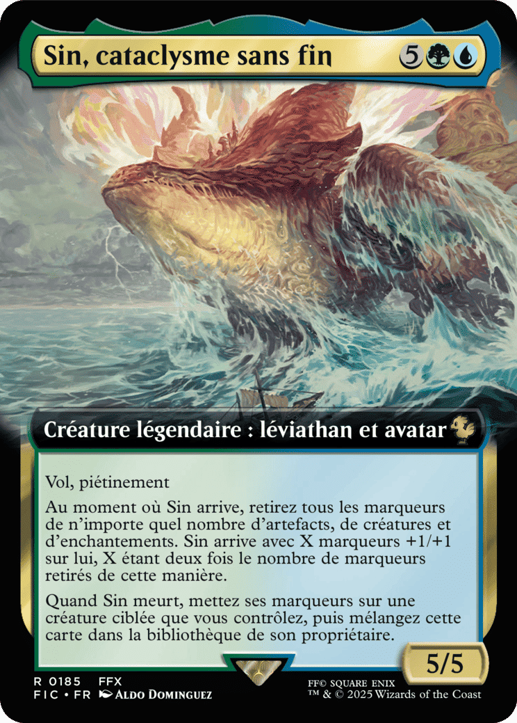 Sin, cataclysme sans fin — Final Fantasy Commander — Magic: The Gathering