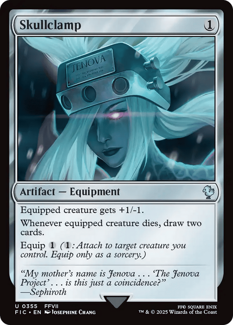 Skullclamp — Final Fantasy Commander — Magic: The Gathering