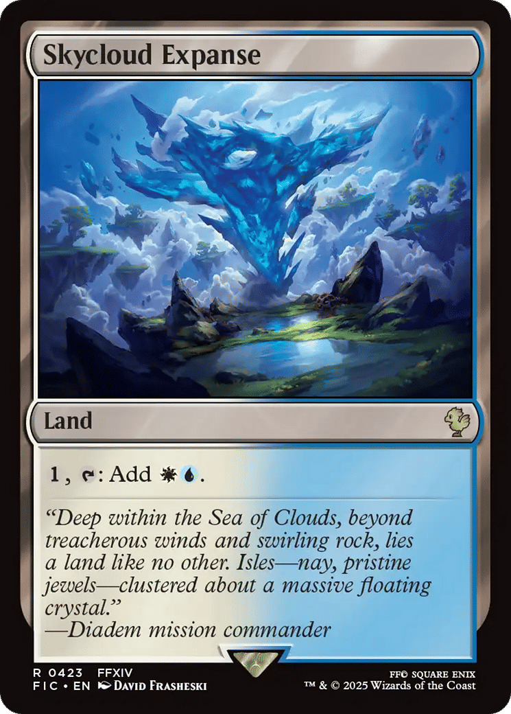 Skycloud Expanse — Final Fantasy Commander — Magic: The Gathering