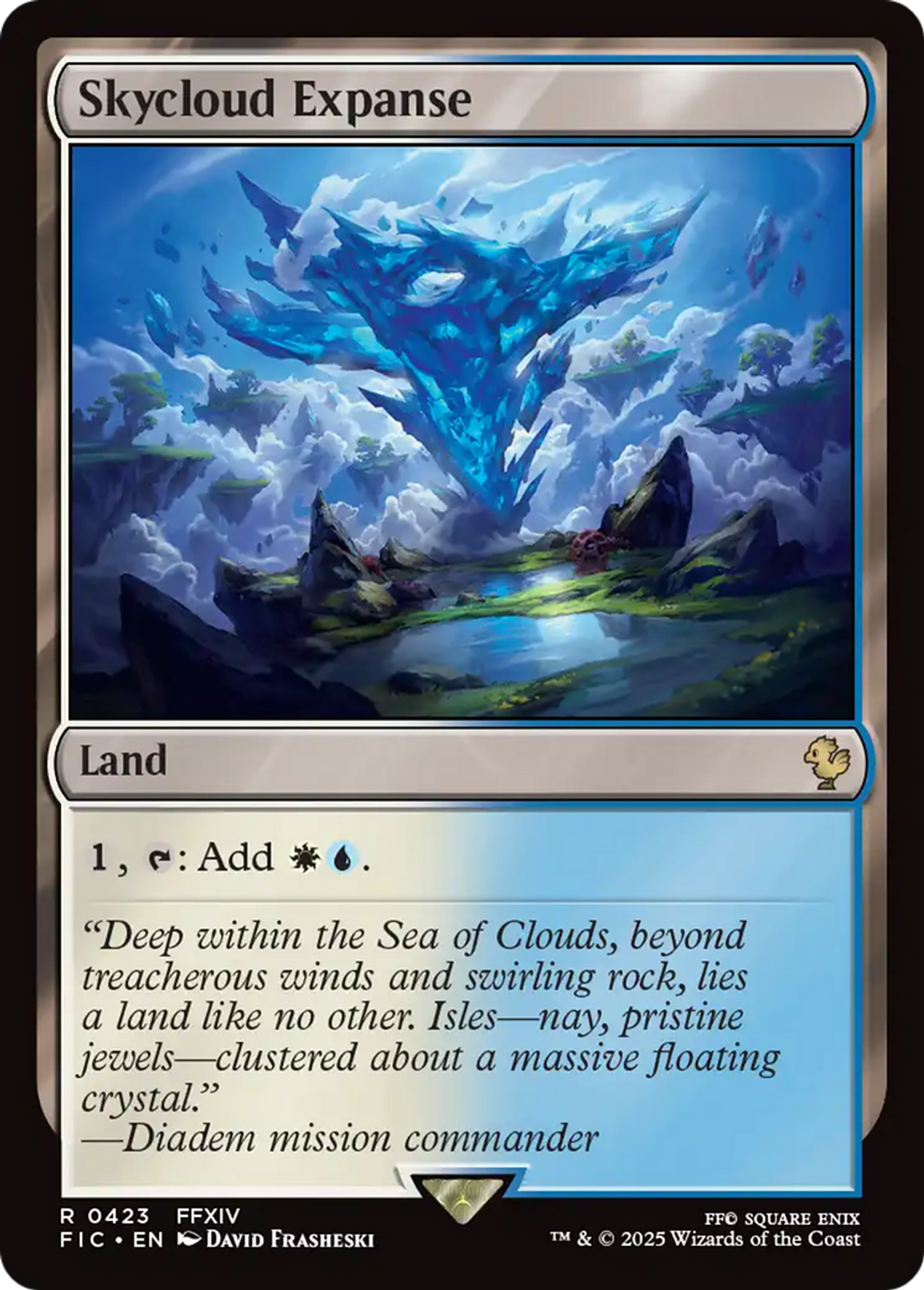Immensité de Cielcouvert — Final Fantasy Commander — Magic: The Gathering