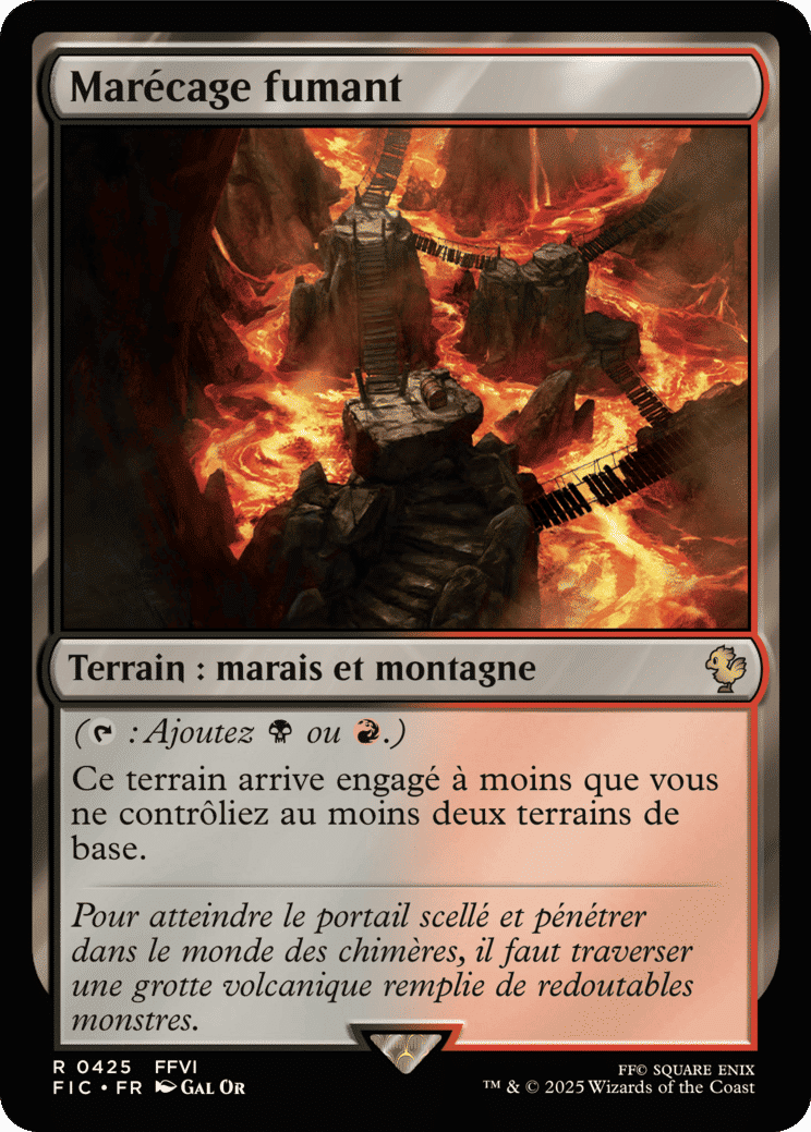 Marécage fumant — Final Fantasy Commander — Magic: The Gathering
