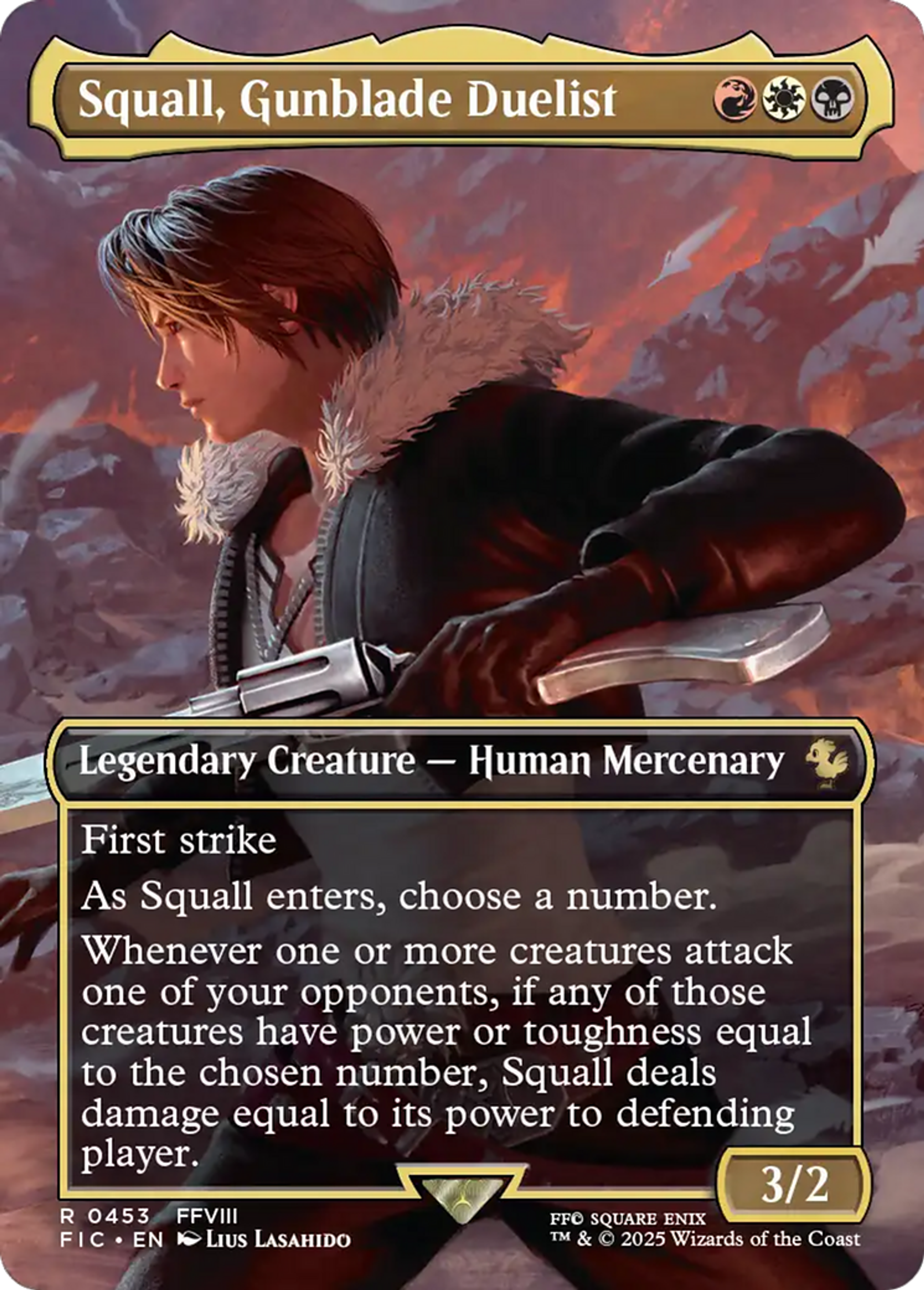 Squall, Gunblade Duelist — Final Fantasy Commander — Magic: The Gathering