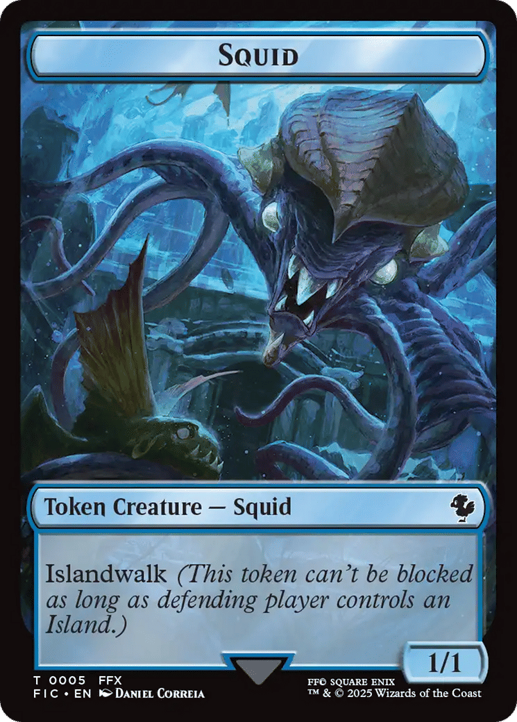 Squid — Final Fantasy Commander — Magic: The Gathering