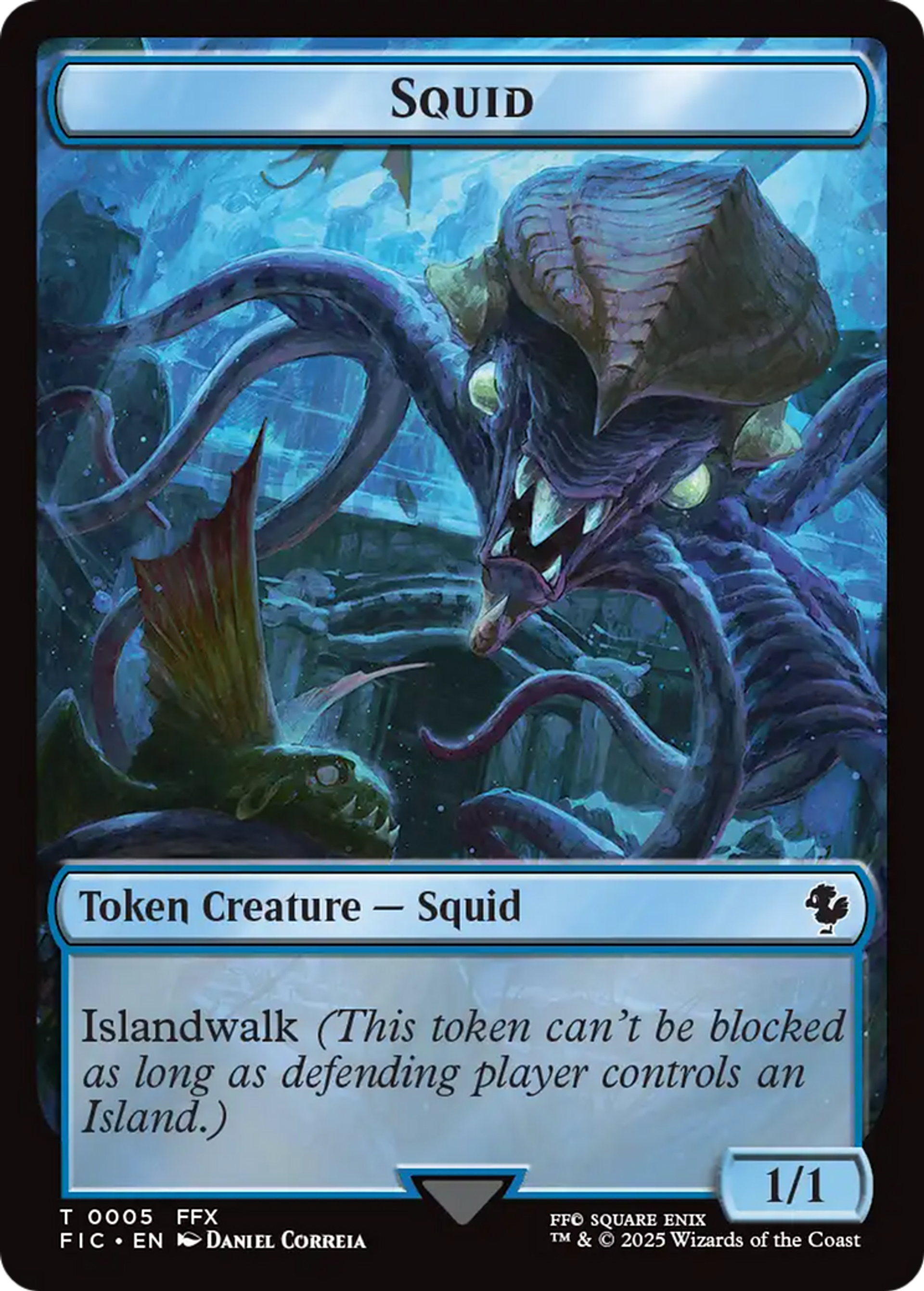 Squid — Final Fantasy Commander — Magic: The Gathering