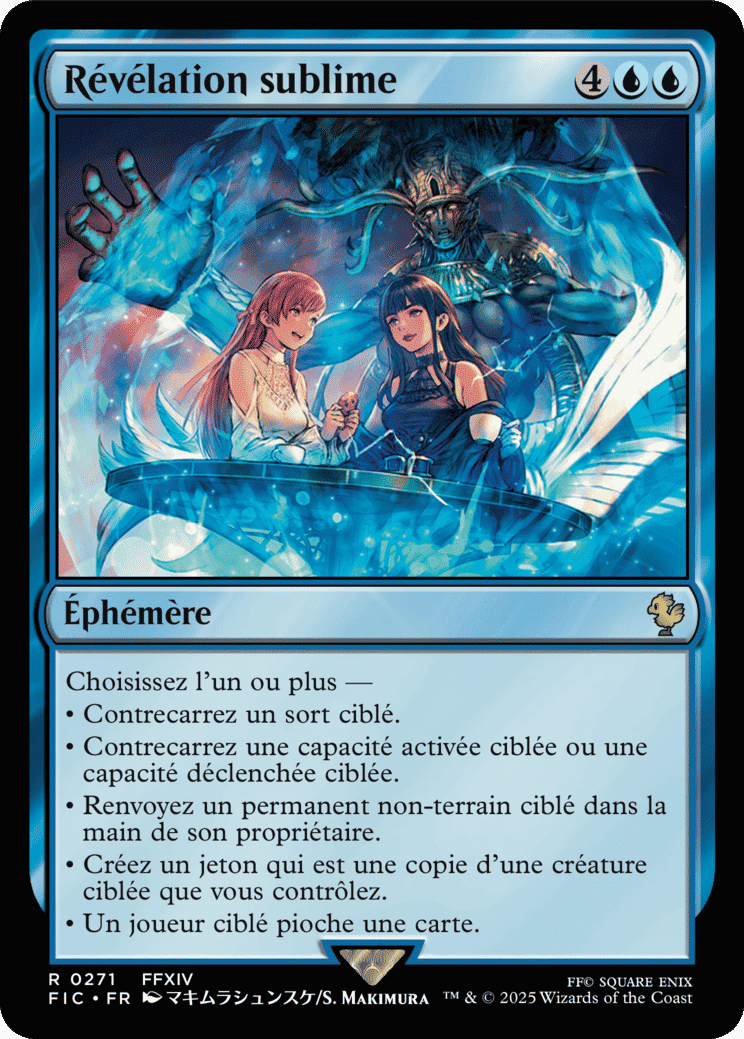 Révélation sublime — Final Fantasy Commander — Magic: The Gathering