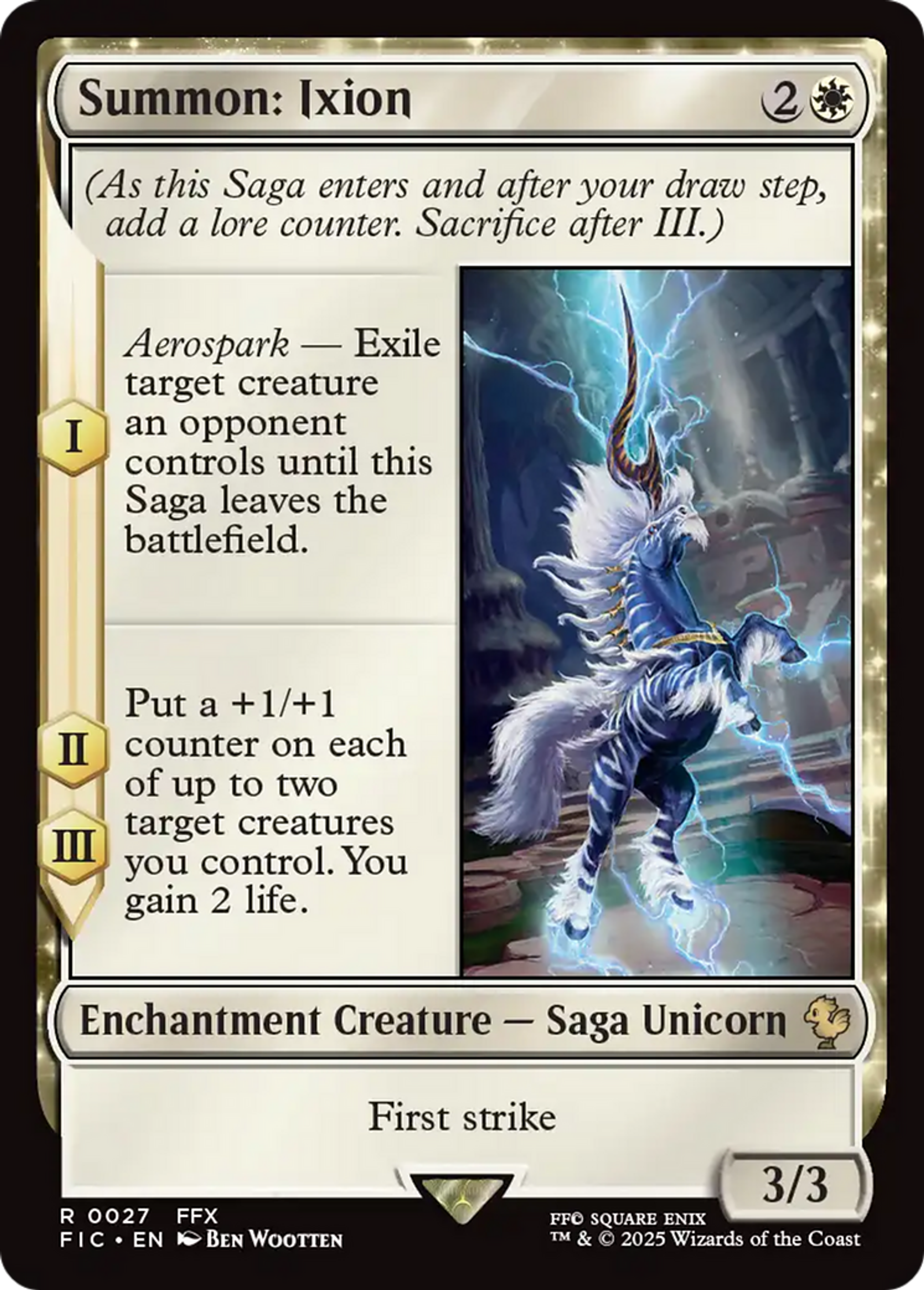 Summon: Ixion — Final Fantasy Commander — Magic: The Gathering