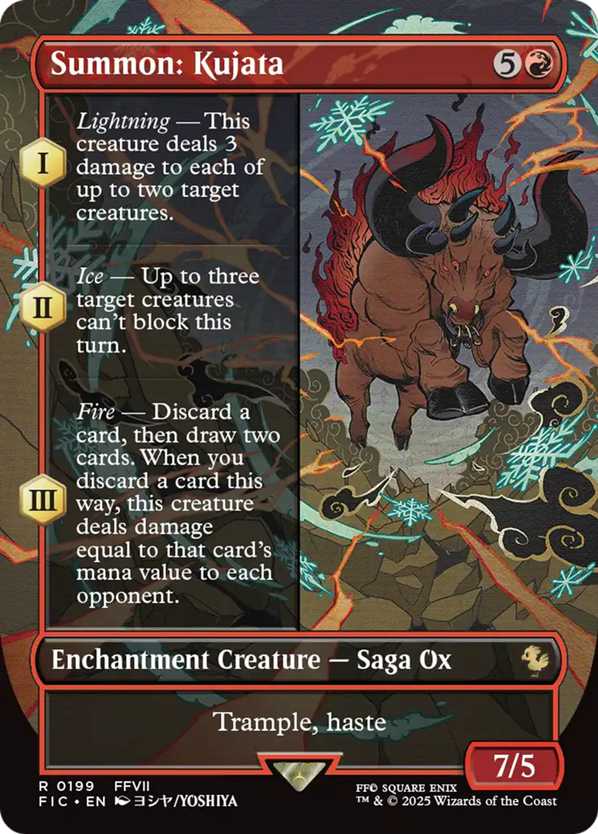 Summon: Kujata — Final Fantasy Commander — Magic: The Gathering