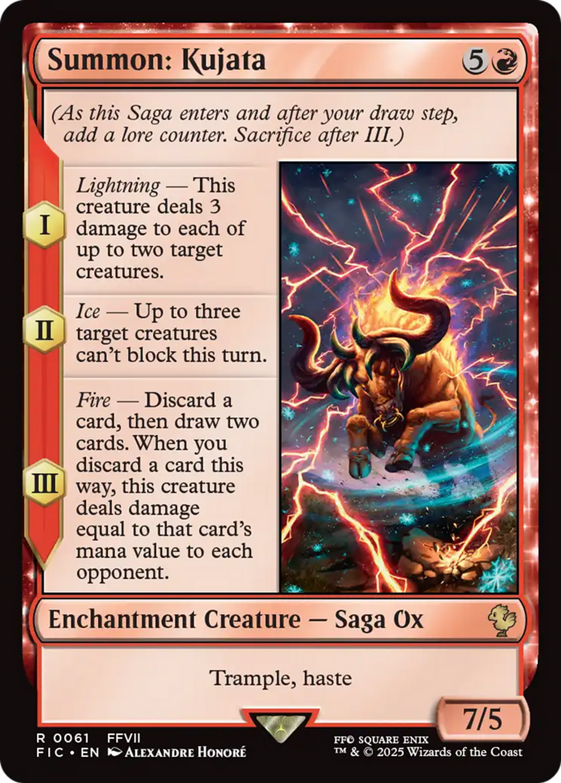 Summon: Kujata — Final Fantasy Commander — Magic: The Gathering