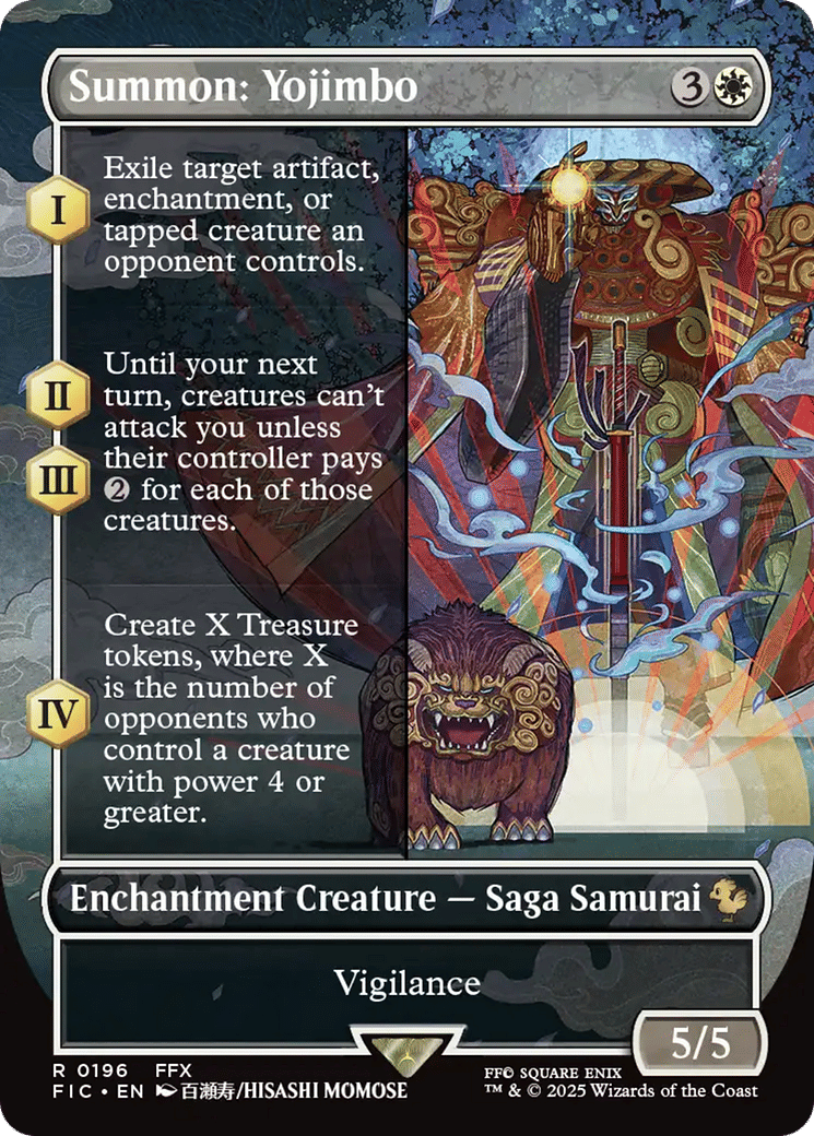 Summon: Yojimbo — Final Fantasy Commander — Magic: The Gathering