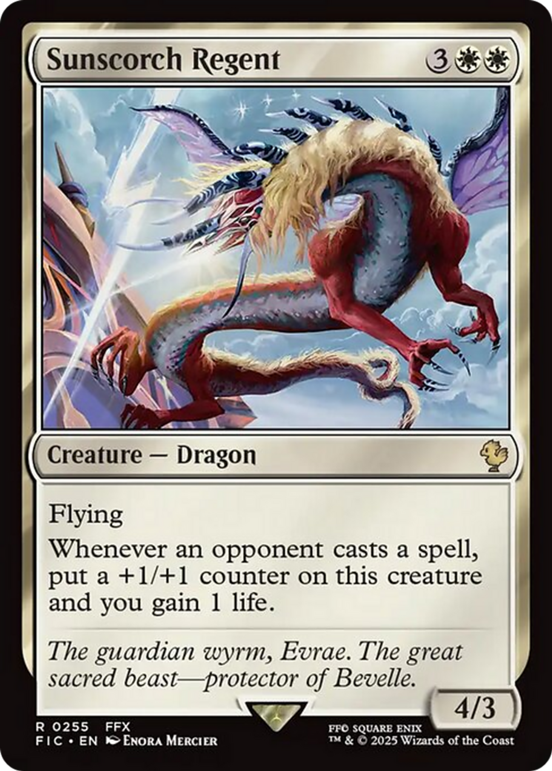 Régent flambesoleil — Final Fantasy Commander — Magic: The Gathering
