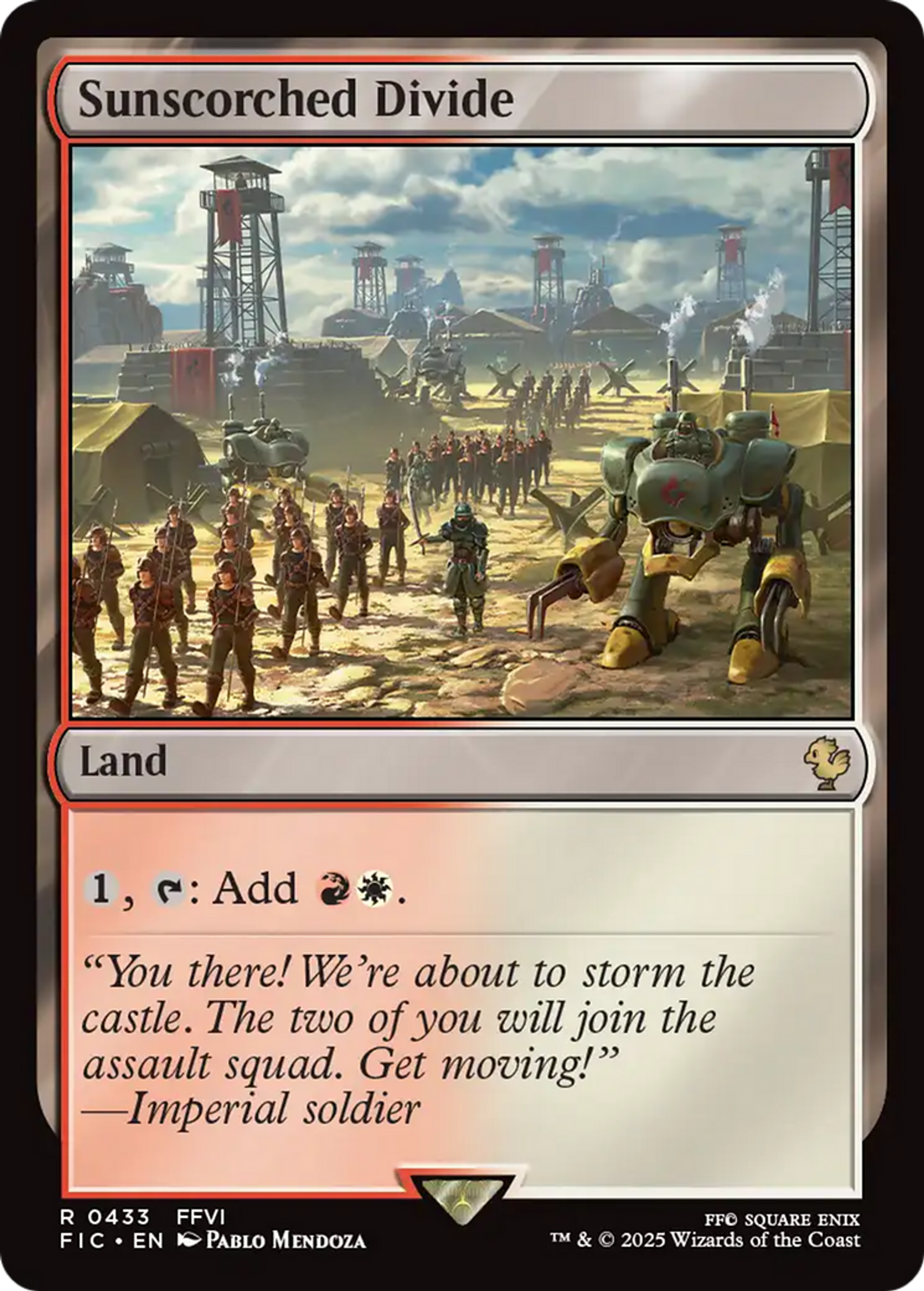 Sunscorched Divide — Final Fantasy Commander — Magic: The Gathering
