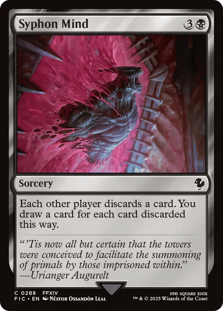 Syphon Mind — Final Fantasy Commander — Magic: The Gathering