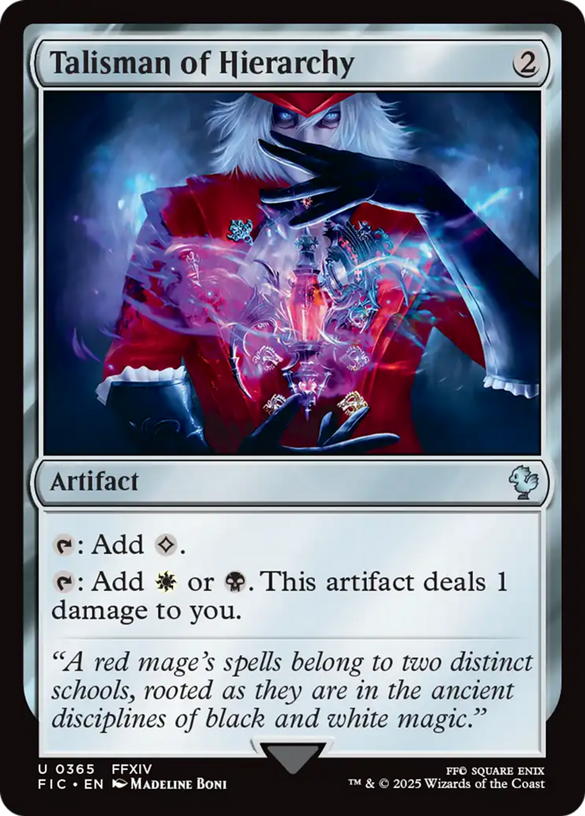 Talisman de hiérarchie — Final Fantasy Commander — Magic: The Gathering