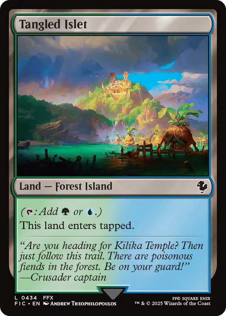 Tangled Islet — Final Fantasy Commander — Magic: The Gathering