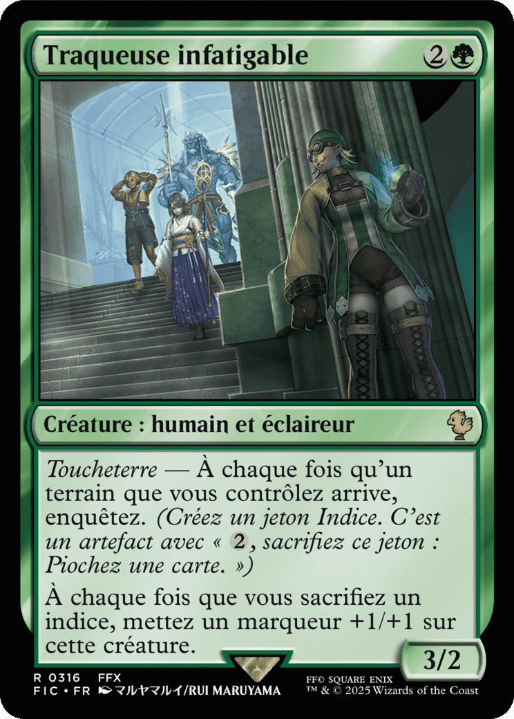 Traqueuse infatigable — Final Fantasy Commander — Magic: The Gathering