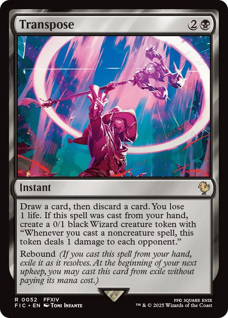 Transpose — Final Fantasy Commander — Magic: The Gathering