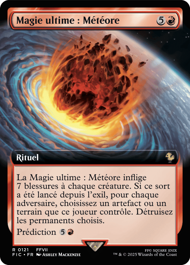 Magie ultime : météore — Final Fantasy Commander — Magic: The Gathering