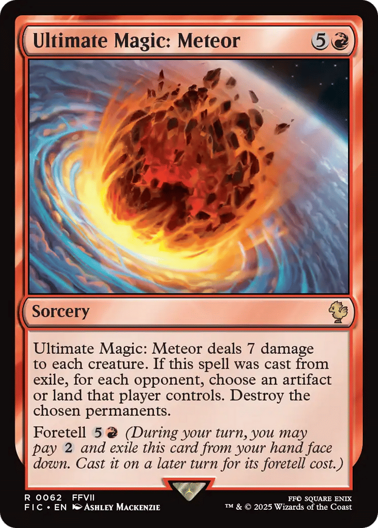 Ultimate Magic: Meteor — Final Fantasy Commander — Magic: The Gathering